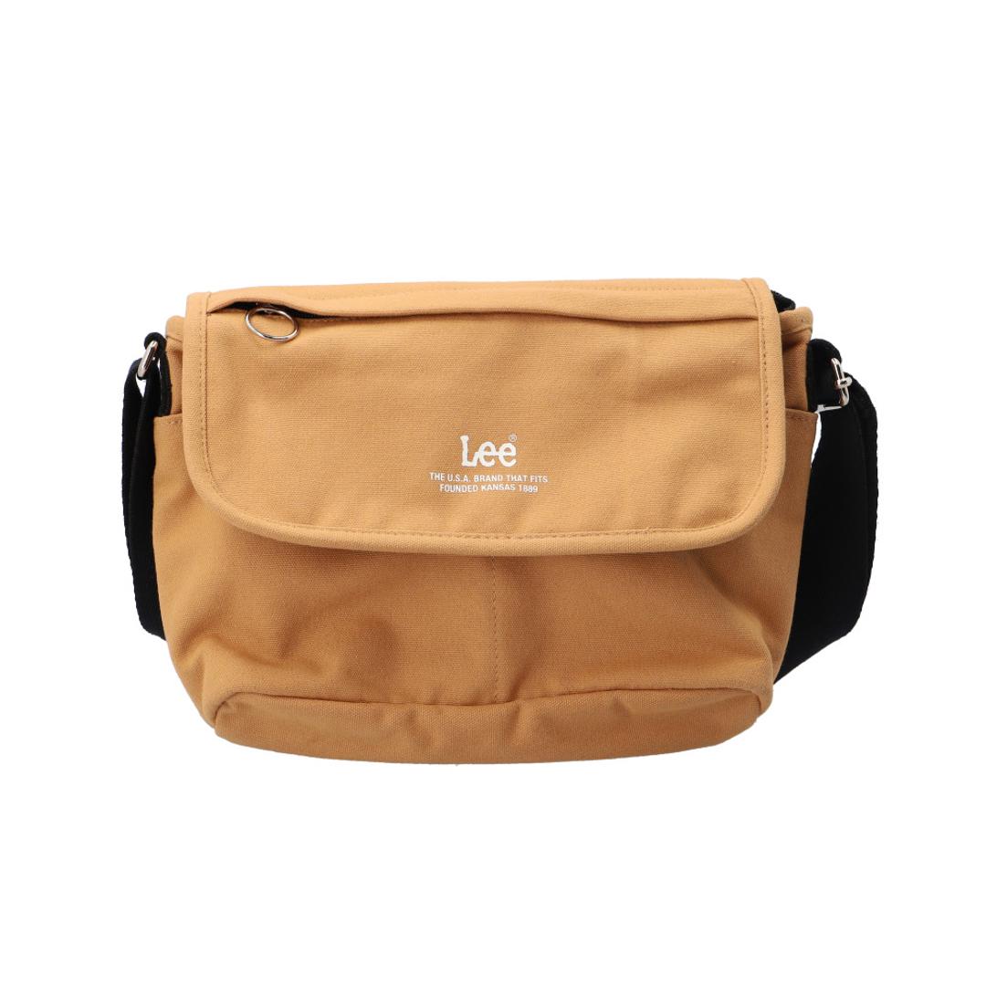 lee ショルダーバッグ リー 320-5001 通販 ショルダーバック メッセンジャーバッグ レディース メンズ 斜めがけ 大人 小さめ A5 軽量 軽い コットン シンプル カジュアル 自転車 バイク 旅行 Lindberg リンドバーグ 男女兼用バッグ ベージュ ・