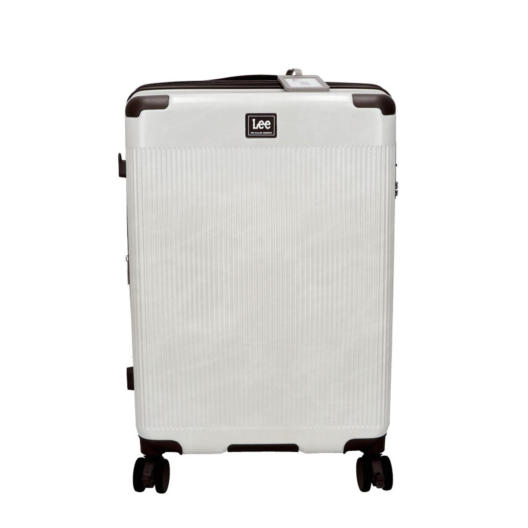 Lee キャリーケース 通販 スーツケース キャリーバッグ 旅行バッグ トラベル リー トランク 拡張 海外旅行 仕事 ブランド 出張 修学旅行 旅行かばん おしゃれ トラベルバッグ 320-9071 レディース メンズ シンプル メンズバッグ レディースバッグ WHITE ・