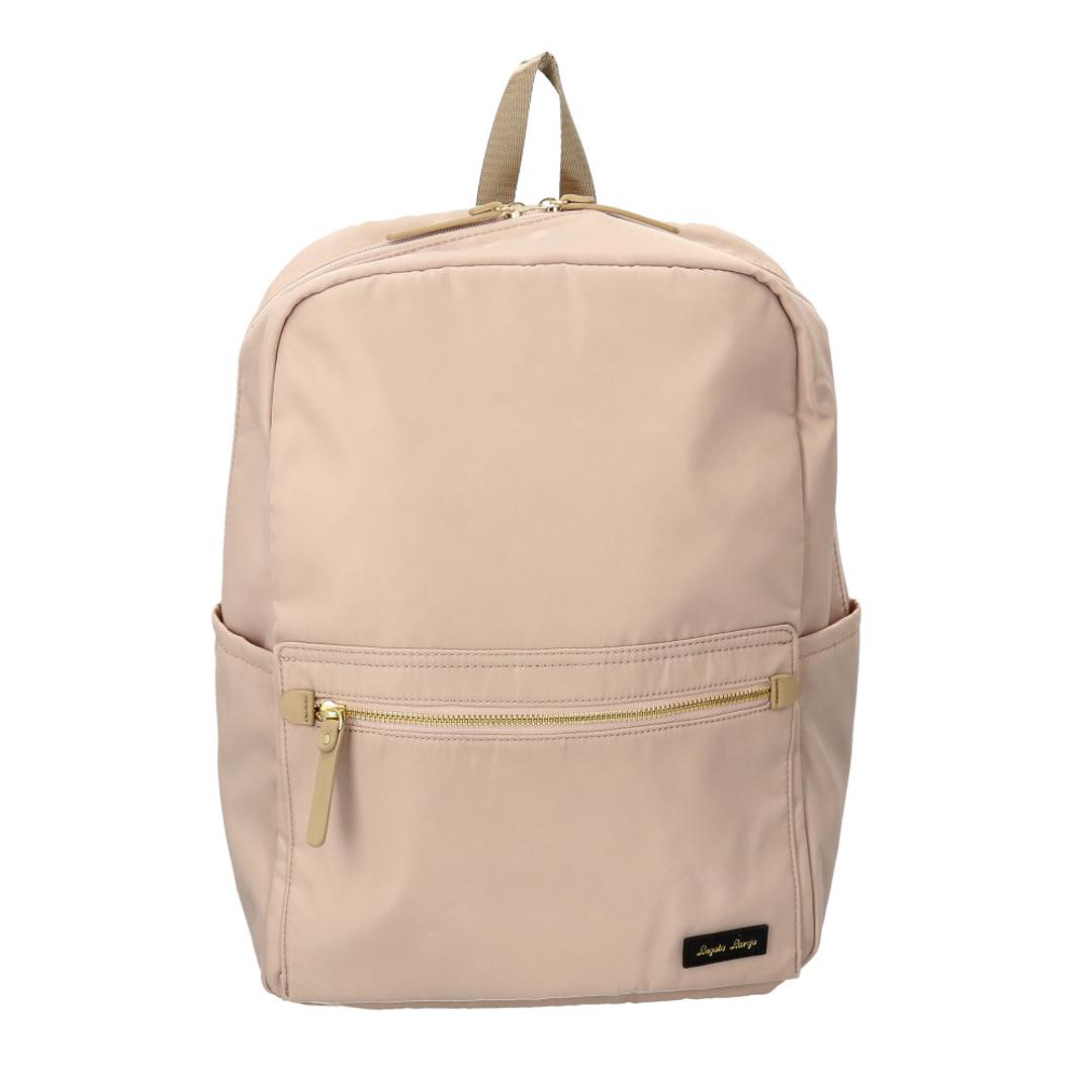 Legato Largo リュック LH-D1343 通販 レガートラルゴ リュックサック デイパック バックパック レディース 10ポケット 大容量 A4 通勤 通学 パソコン 撥水 おしゃれ シンプル 上品 きれいめ フレキシブル ブランド レディースバッグ LBE.ライトベージュ ・