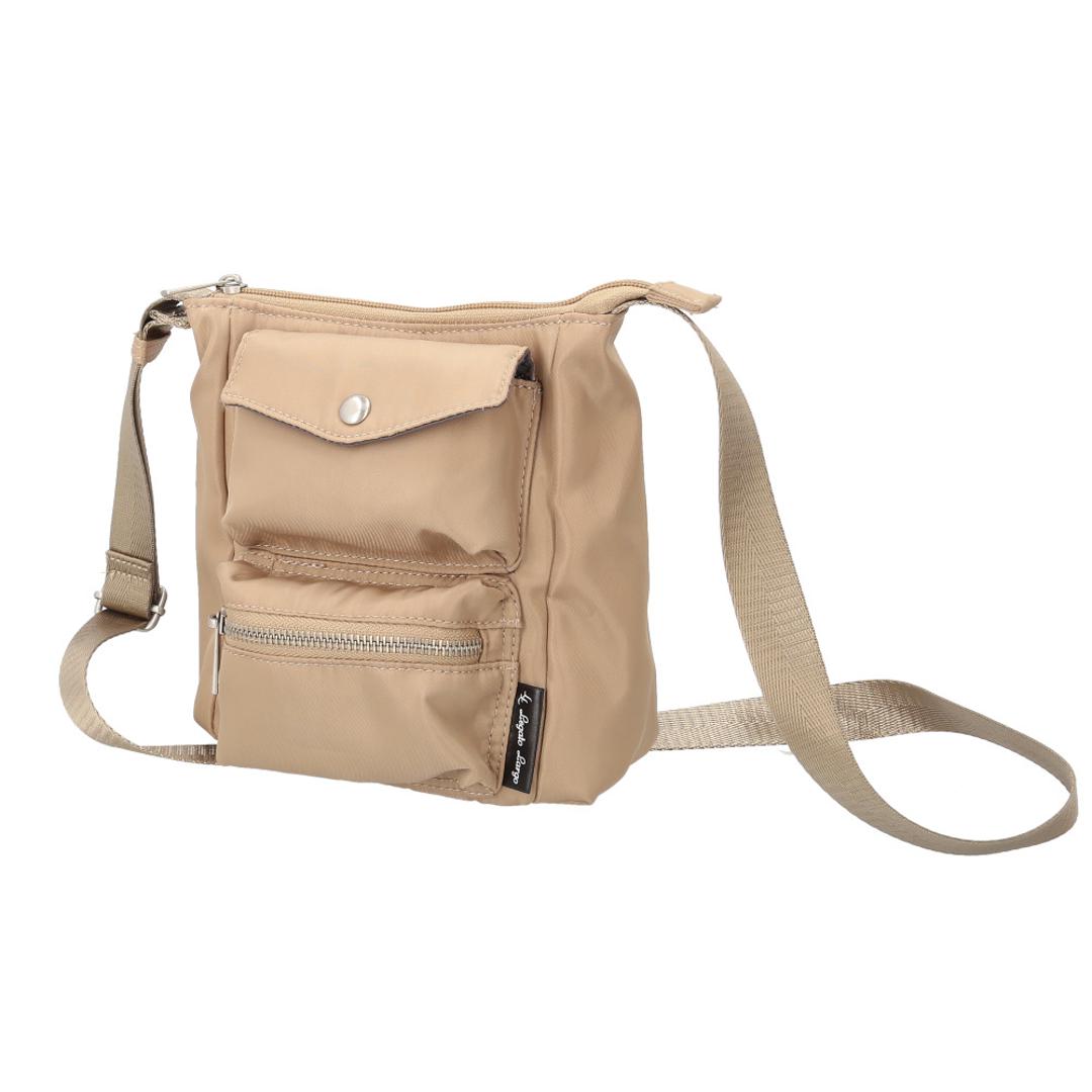 レガートラルゴ ショルダーバッグ LH-X0441 通販 LegatoLargo ショルダーバック 斜めがけバッグ ミニショルダーバッグ レディース 斜めがけ 大人 小さめ ブランド 縦長 縦型 撥水 シンプル 旅行 カジュアル ポケット多い レディースバッグ BE.ベージュ ・