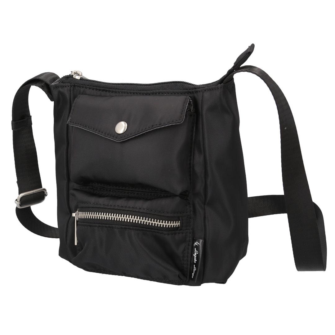 レガートラルゴ ショルダーバッグ LH-X0441 通販 LegatoLargo ショルダーバック 斜めがけバッグ ミニショルダーバッグ レディース 斜めがけ 大人 小さめ ブランド 縦長 縦型 撥水 シンプル 旅行 カジュアル ポケット多い レディースバッグ BK.ブラック ・