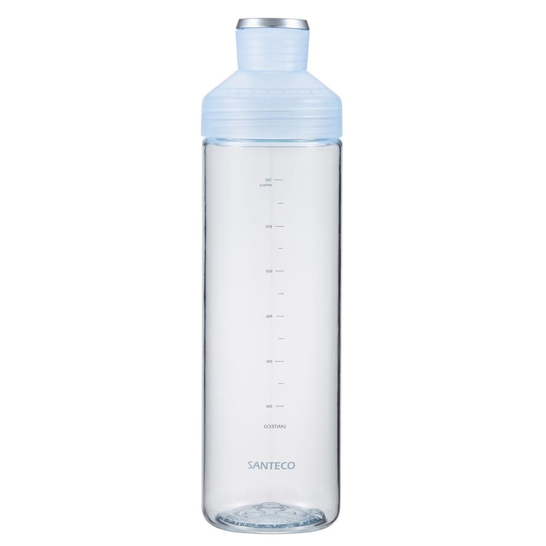 santeco 水筒 850ml 通販 ウォーターボトル マグボトル クリアボトル 直飲み ボトル 直飲み水筒 サンテコ シービージャパン タンブラー 取っ手付き リング付き 常温 軽量 軽い 通学 通勤 スポーツ ジム おしゃれ ブルー ・