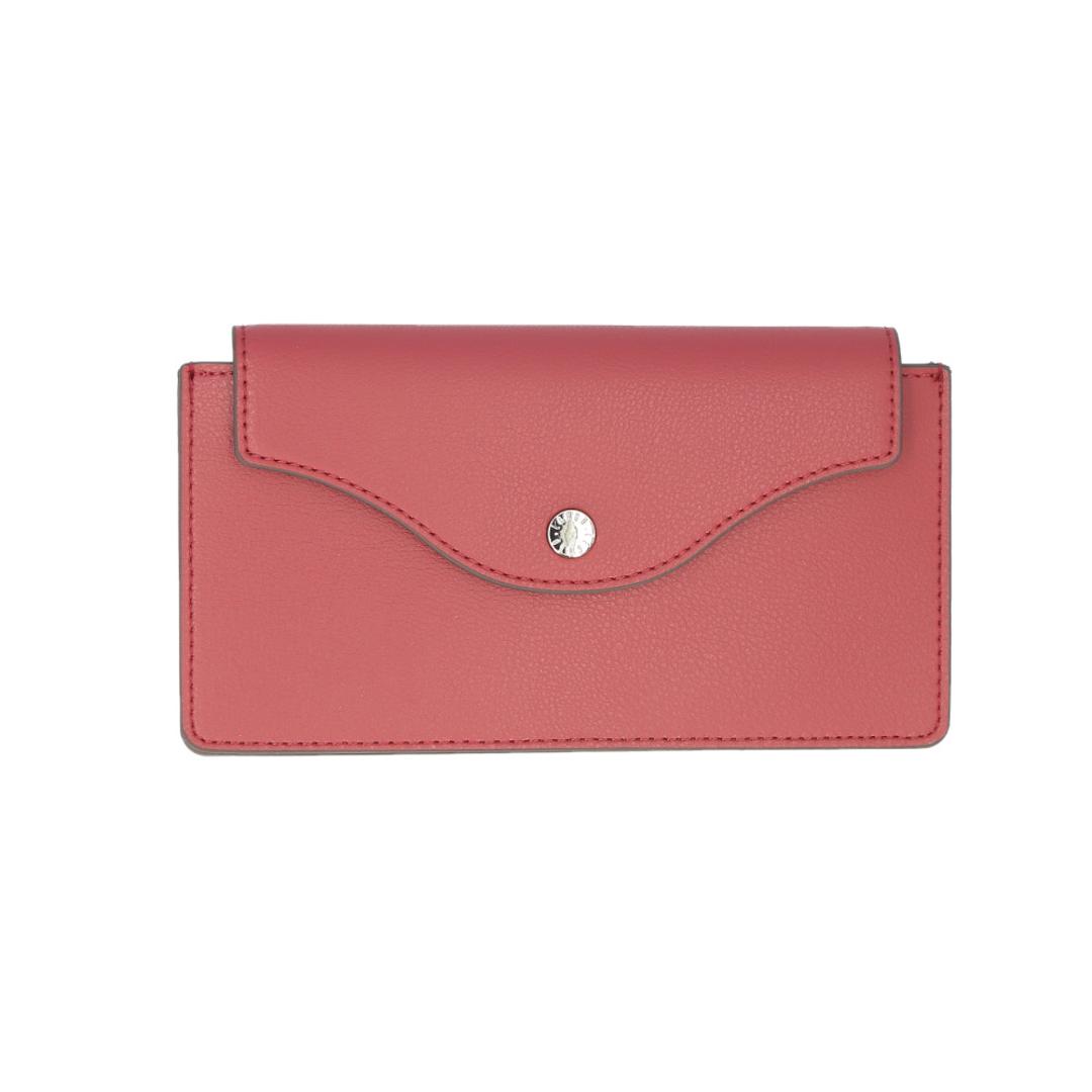 Legato Largo 財布 レガートラルゴ LJ-F3443 通販 長財布 長サイフ ながさいふ さいふ サイフ レディース 薄い 軽量 軽い おしゃれ シンプル 小銭入れあり 女性用 ブランド うすいサイフフラップ 合皮 レディース財布 WIB.ワイン ・