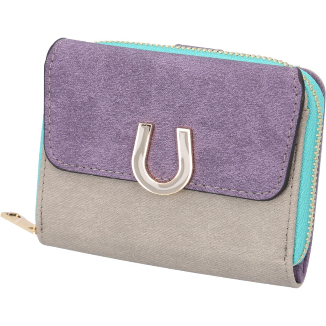 ラムモード 二つ折り財布 財布 37891t 通販 2つ折り財布 折り財布 さいふ サイフ お財布 レディース財布 2つ折り 二つ折り 札入れ 小銭入れ ファスナー カード入れ かわいい 可愛い レディース 女性 ギフト 贈り物 おしゃれ グレー ・