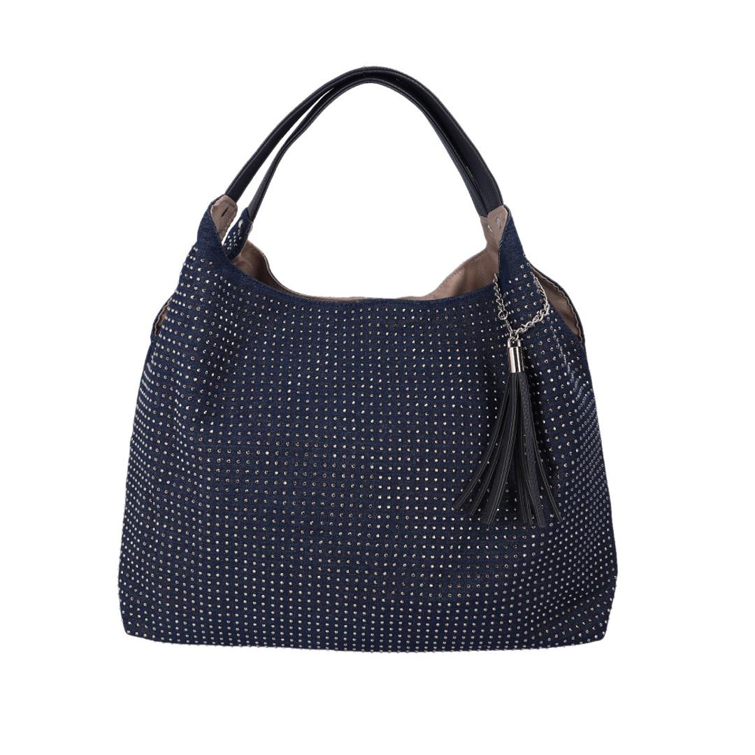 ラムモード トート バルーン 38130 レディース 通販 バルーントート トートバッグ トートバック 手提げ カジュアルバッグ カジュアルバック 大容量 タッセル 柔らかい おしゃれ オシャレ ポケット 収納 便利 カジュアル お出かけ デザイン かわいい ネイビー ・