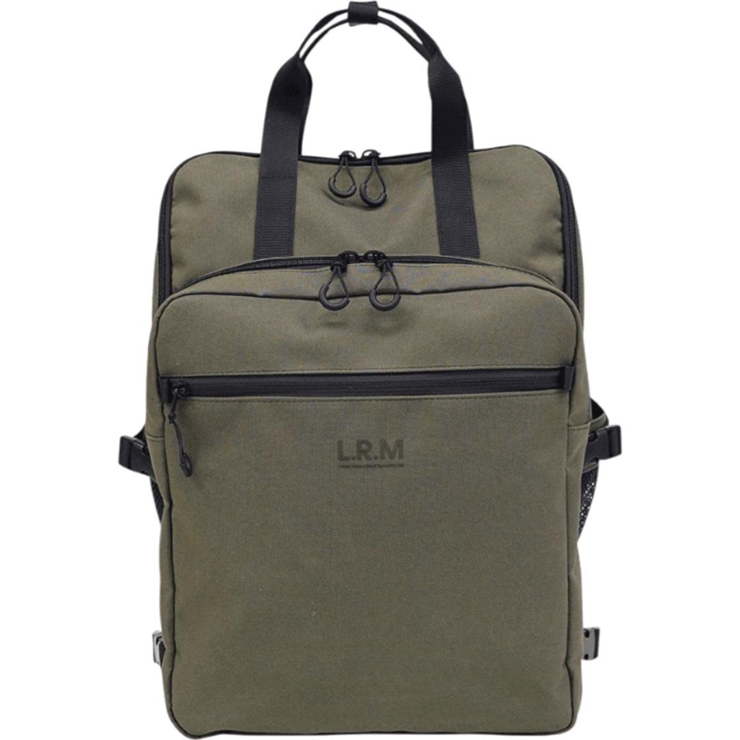 L.R.M バッグ CMK-1133 通販 リュック リュックサック バックパック デイパック おしゃれ メンズ レディース 通勤 通学 大きめ 大容量 A4 ジムバッグ スクエアリュック カジュアル 男子 大学生 高校生 MUUMARJU メンズバッグ カーキ ・