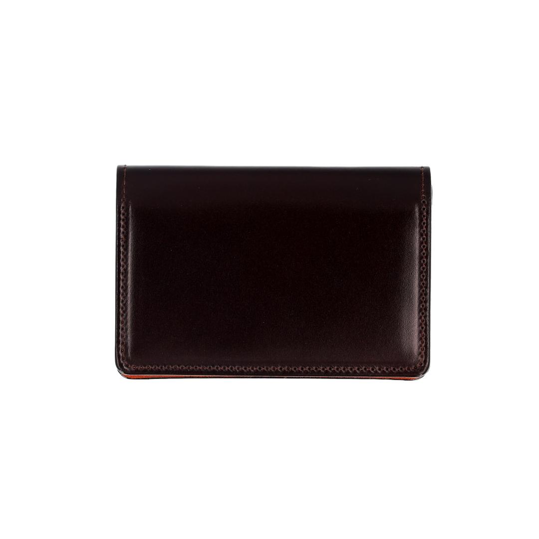 名刺入れ メンズ コードバン 通販 日本製 カードケース 本革 名刺ケース 革 砂村 コード バン おしゃれ 高級レザー レザーカードケース 馬革 馬皮 ビジネス 紳士 男性用 革小物 皮小物 就職祝い 雑貨 小物 プチギフト オシャレ チョコ ・