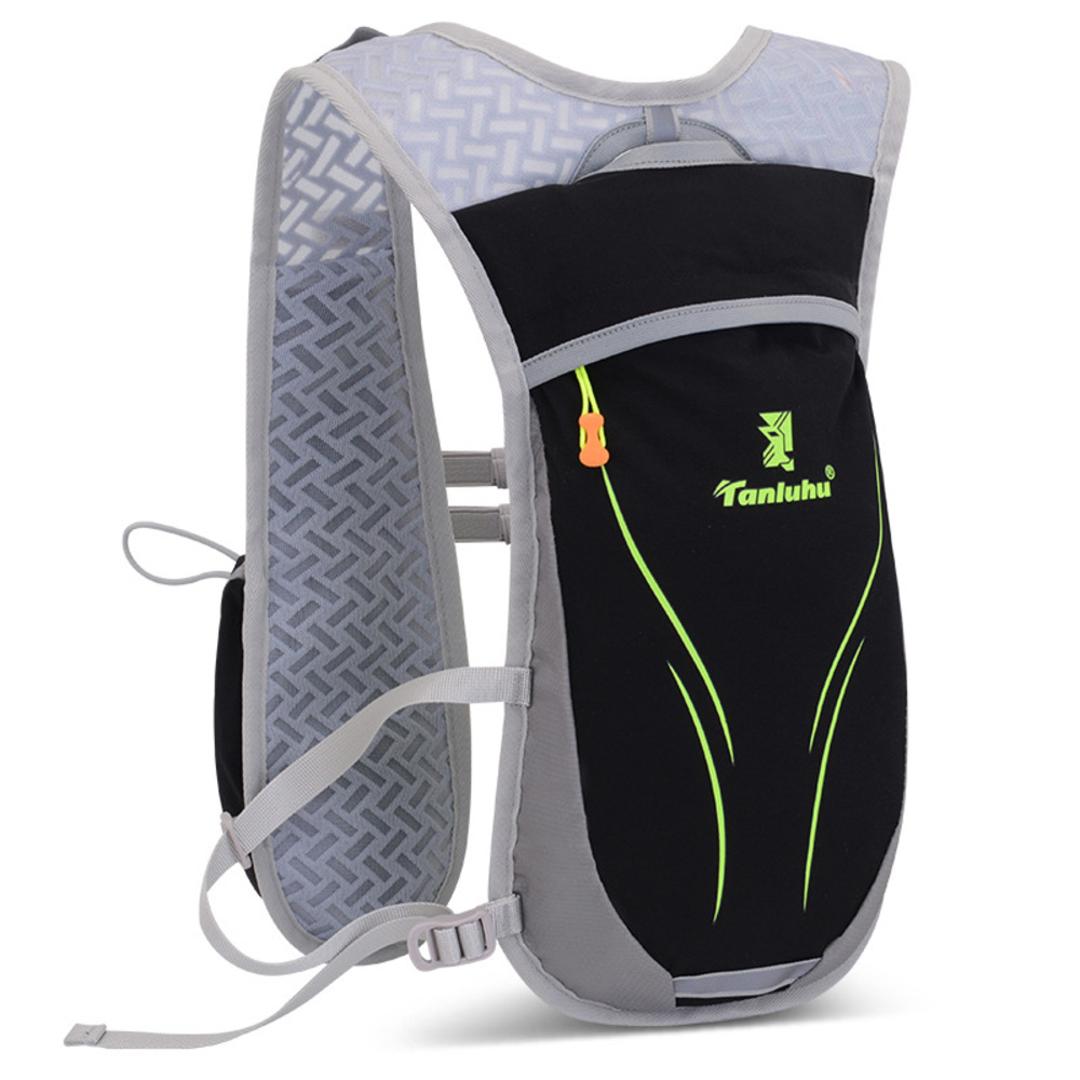 ランニング バックパック 軽量 通販 ランニングバック ランニングバッグ サイクリングバック サイクリングバッグ サイクリングリュック リュック リュックサック コンパクト ジョギング トレラン ハイキング 自転車 アウトドア トレラン スポーツ ブラック ・