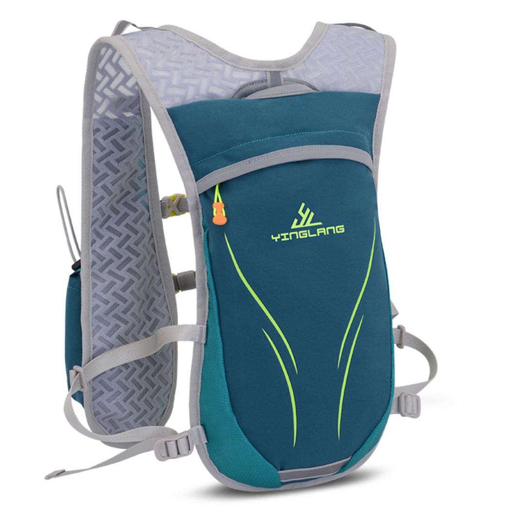 ランニング バックパック 軽量 通販 ランニングバック ランニングバッグ サイクリングバック サイクリングバッグ サイクリングリュック リュック リュックサック コンパクト ジョギング トレラン ハイキング 自転車 アウトドア トレラン スポーツ グリーン ・