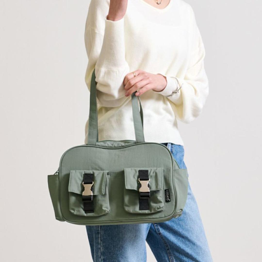 ボストンバッグ レディース 通販 ボストンバック ミニボストンバッグ ミニボストンバック 肩掛けボストンバッグ 肩掛けボストンバック 肩掛けバッグ 肩掛けバック バッグ バック 肩掛け お出かけ 普段使い 通勤 通学 カジュアル B5 大人 シンプル 可愛い スモークカーキ ・