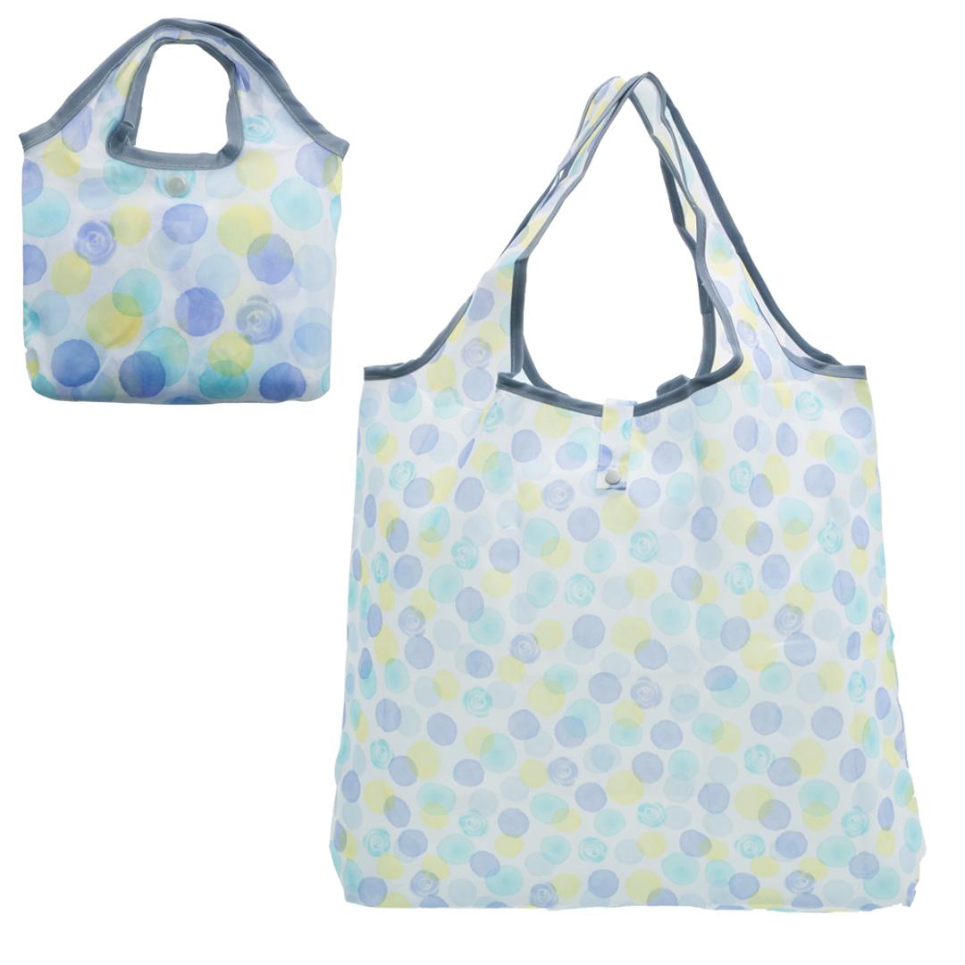 エコバッグ エコイーナ ECO i-na 折りたたみバッグ レジバッグ レジカゴ レジかご 折りたたみ 折り畳み 通販 コンパクト 軽量 トートバッグ サブバッグ ショッピングバッグ お買い物バッグ 買い物 ナイロン エコバック レ 12981.フラワードットBL ・
