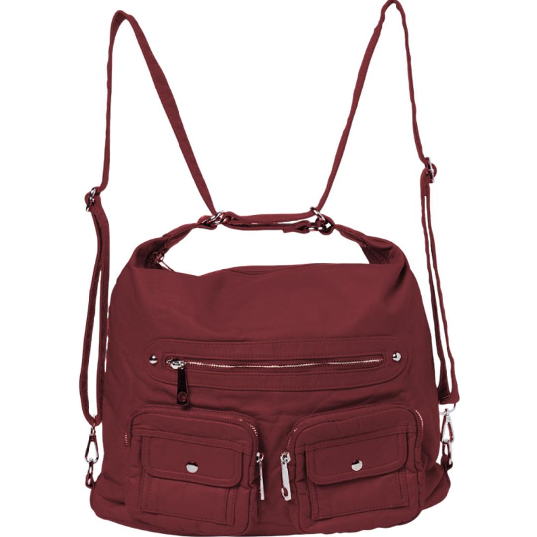 Melody メロディー リュック ショルダー 通販 肩掛け 斜め掛け 3WAY リュックサック バックパック デイパック ショルダーバック ショルダーバッグ 斜めかけ ななめかけ 収納 多い レディースバッグ レディースリュック レディース 大人 通勤 1.レッド ・