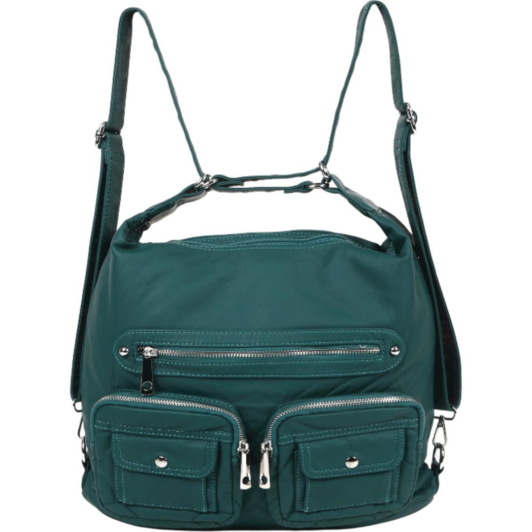 Melody メロディー リュック ショルダー 通販 肩掛け 斜め掛け 3WAY リュックサック バックパック デイパック ショルダーバック ショルダーバッグ 斜めかけ ななめかけ 収納 多い レディースバッグ レディースリュック レディース 大人 通勤 54.ディープグリーン ・