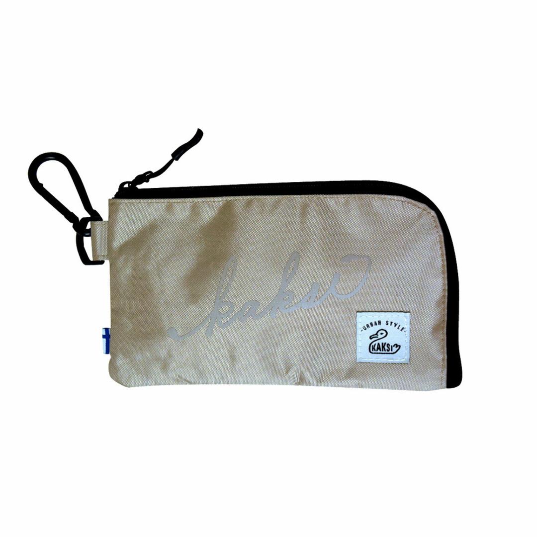 KAKSI マスクケース 通販 マスクポーチ 大きめ 持ち運び ポケットティッシュ マスク 消臭 抗菌 おしゃれ レディース メンズ マスク入れ ティッシュケース コンパクト シンプル 仕切り 携帯用 お出かけ 持ち歩き 旅行 トラベル カジュアル ベージュ ・