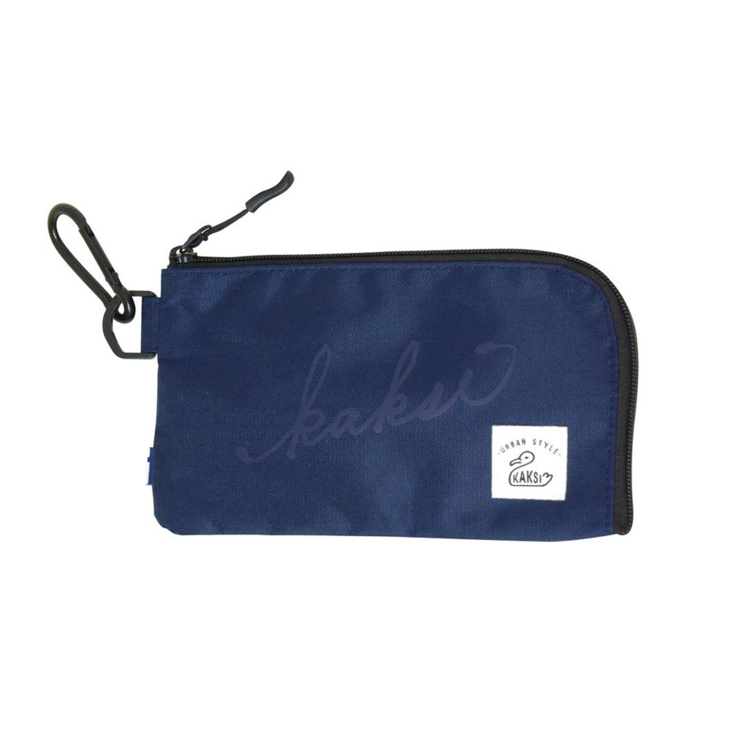 KAKSI マスクケース 通販 マスクポーチ 大きめ 持ち運び ポケットティッシュ マスク 消臭 抗菌 おしゃれ レディース メンズ マスク入れ ティッシュケース コンパクト シンプル 仕切り 携帯用 お出かけ 持ち歩き 旅行 トラベル カジュアル ネイビー ・