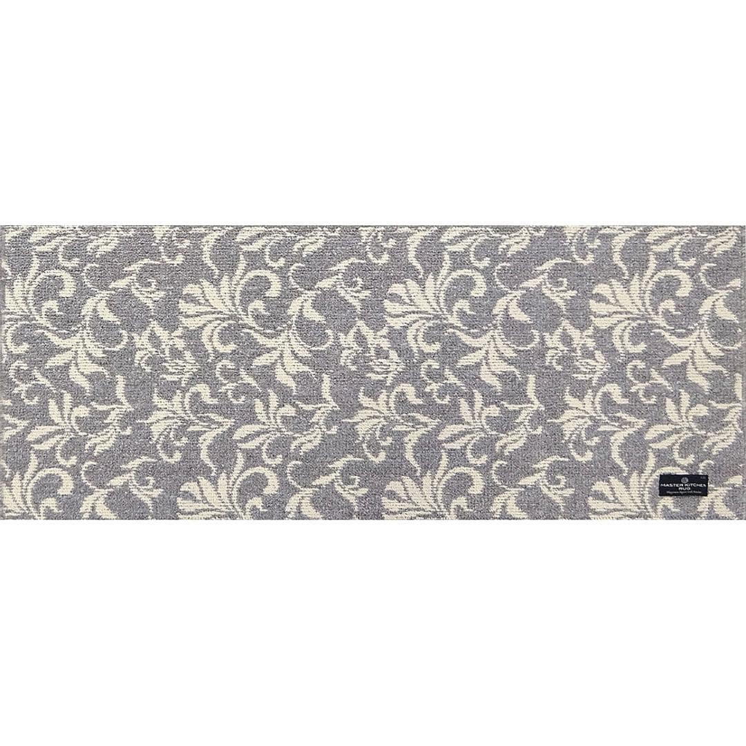 キッチンマット 120cm 通販 マスターキッチンラグ 約 120cm×50cm センコー ロングマット ラグマット マット ラグ 洗える 薄手 おしゃれ 滑り止め加工 床暖房対応 キッチン 台所 ベッドサイド インテリア 雑貨 アーバン802/グレー ・
