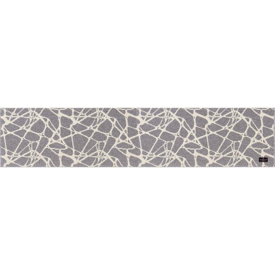 キッチンマット 240cm 通販 マスターキッチンラグ 約 240cm×50cm センコー ロングマット ラグマット マット ラグ 洗える 薄手 おしゃれ 滑り止め加工 床暖房対応 キッチン 台所 ベッドサイド インテリア 雑貨 ペンテリコン/ライトグレー ・