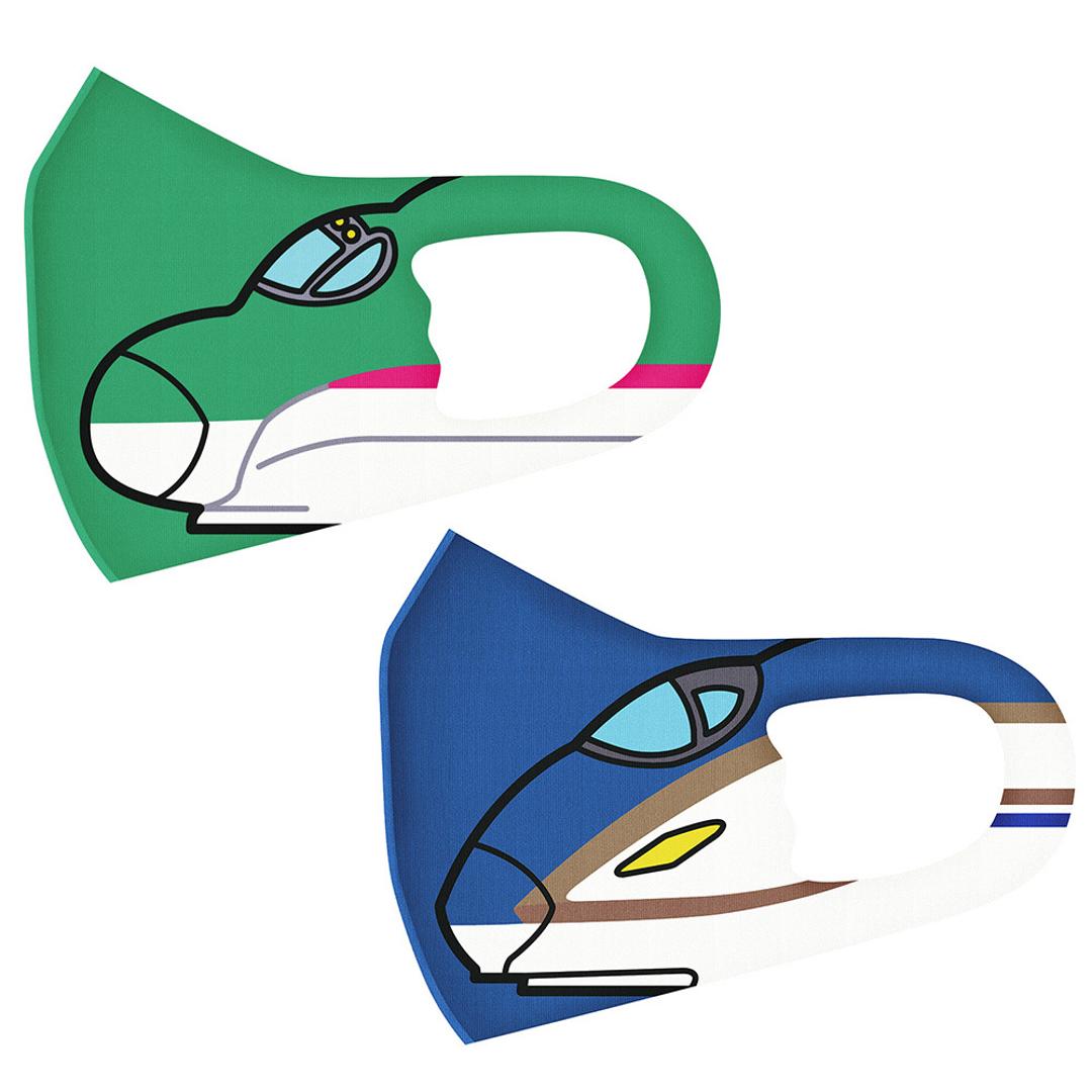 新幹線 マスク 2枚入り 2パック 通販 子供 冷感 マス鉄 接触冷感 DrYELLOW n700s はやぶさ こまち かがやき ドクターイエロー 鉄道 グッズ キッズ サイズ 子ども こども 男の子 はやぶさ.かがやき ・