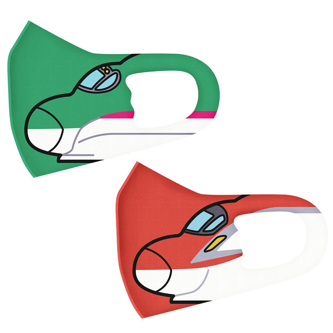 新幹線 マスク 2枚入り 2パック 通販 子供 冷感 マス鉄 接触冷感 DrYELLOW n700s はやぶさ こまち かがやき ドクターイエロー 鉄道 グッズ キッズ サイズ 子ども こども 男の子 はやぶさ.こまち ・