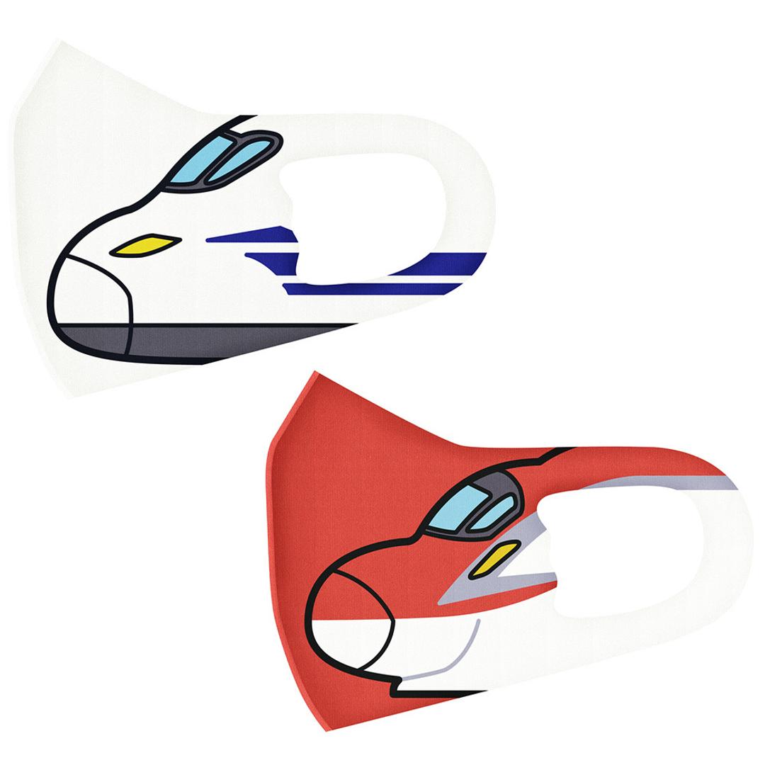 新幹線 マスク 2枚入り 2パック 通販 子供 冷感 マス鉄 接触冷感 DrYELLOW n700s はやぶさ こまち かがやき ドクターイエロー 鉄道 グッズ キッズ サイズ 子ども こども 男の子 N700S.こまち ・