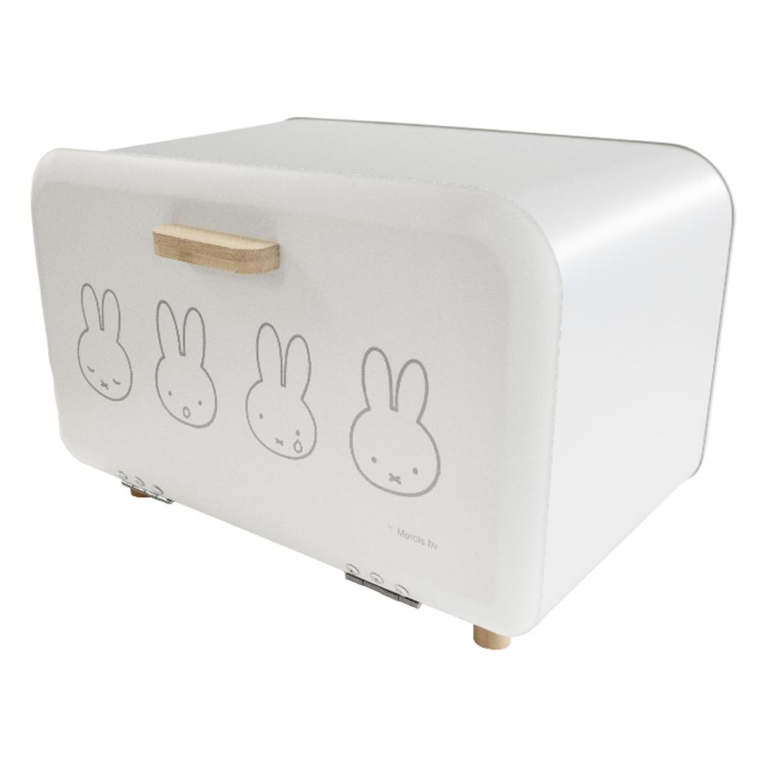 Dick Bruna ディックブルーナ ブレッドケース M キャラクター 通販 収納ケース 収納 ケース パンケース 収納ボックス ボックス ストック 小物入れ 北欧 コンパクト?卓上 miffy ミッフィー かわいい 可愛い ブレット缶 調味料 キッチン ホワイト ・