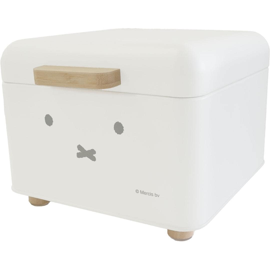 Dick Bruna ディックブルーナ ブレッドケース S キャラクター 通販 収納ケース 収納 ケース パンケース 収納ボックス ボックス ストック 小物入れ 北欧 コンパクト?卓上 miffy ミッフィー かわいい 可愛い ブレット缶 調味料 キッチン ホワイト ・
