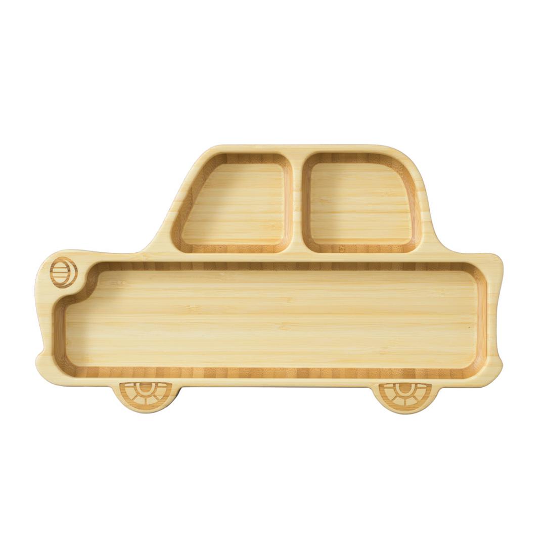 ランチプレート 子供 通販 食洗機対応 オシャレ 子ども 木 仕切り皿 プレート 皿 仕切り キッズプレート こども食器 セット お子様ランチ 離乳食 仕切皿 出産祝い 内祝い ベビー用品 赤ちゃん スプーン・フォーク付き 日本製 プレゼント キッズ用食器 男の子 女の子 くるま ・