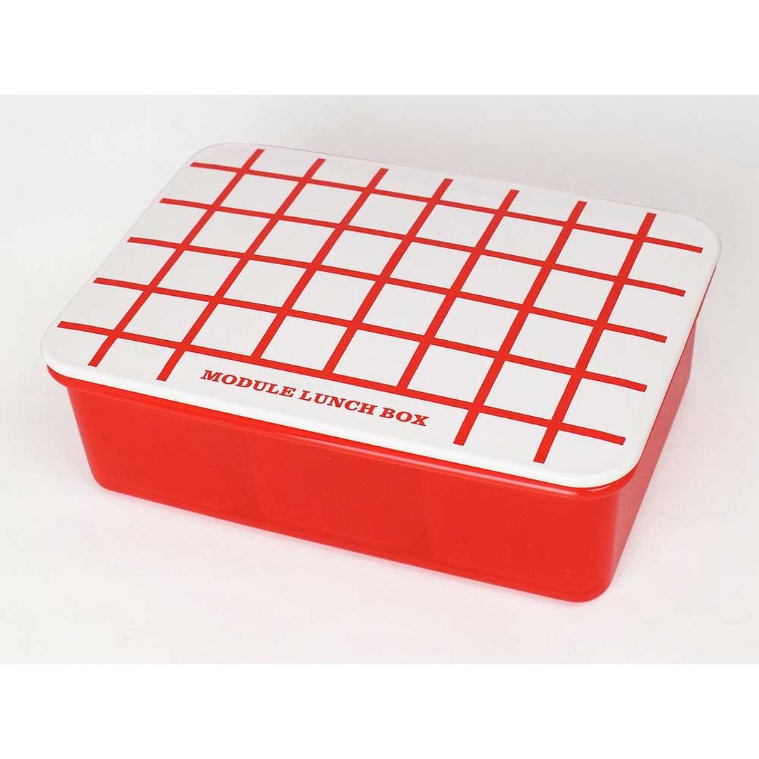 弁当箱 小分けケース付き 通販 お弁当箱 小分け ケース ランチボックス MODULE LUNCH BOX GRID L お弁当用 電子レンジOK レンジOK 冷凍保存 作り置き おかず 冷凍 冷凍食品 ピッタリ入る つくりおき 時短 楽々 らくらく 便利 レッド ・