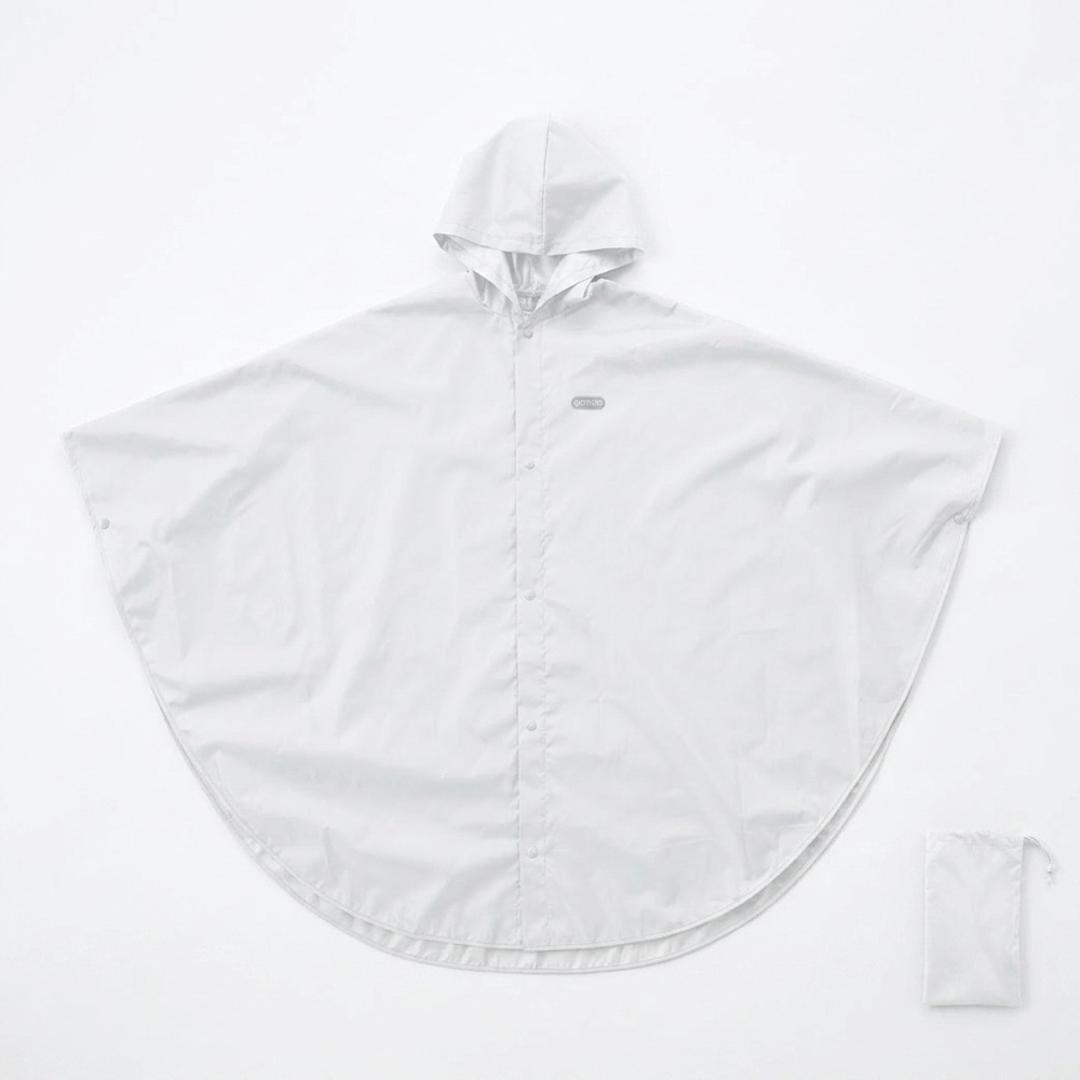 OUTDOOR PRODUCTS レインポンチョ 通販 アウトドアプロダクツ レインコート レインウエア カッパ かっぱ 雨合羽 雨がっぱ 雨具 レインぽんちょ 収納袋付き メンズ レディース 男性 女性 男女兼用 アウトドア 雨の日 キャンプ 通勤 通学 グレー Mサイズ