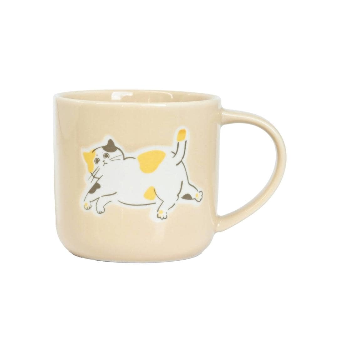 マグカップ 猫柄 通販 日本製 マグ カップ スープカップ 陶磁器 コップ 大きめ 350ml 電子レンジ対応 食洗機対応 かわいい おしゃれ 可愛い 電子レンジで使える 猫グッズ ねこ ネコ オフィス ギフト コーヒー用品 洋食器 シュガーランド BE ・