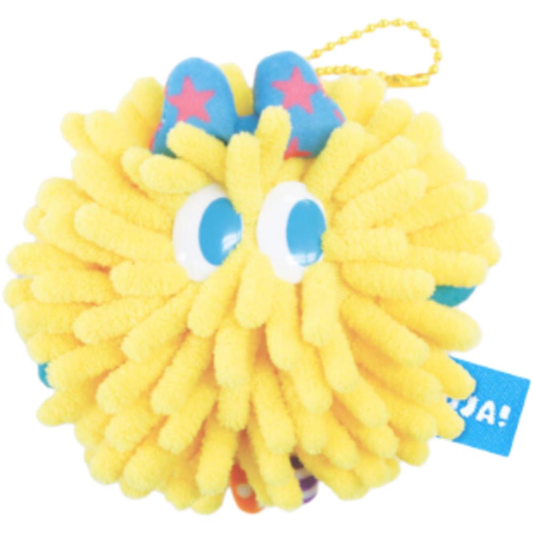 モジャ グッズ 通販 マスコット Moja! モンスター かわいい カワイイ キャラクター バッグチャーム キーホルダー 女性 女の子 手のひらサイズ チャームストラップ バッグアクセサリー ストラップ 雑貨 パステル 贈り物 ギフト レモンイエロー ・
