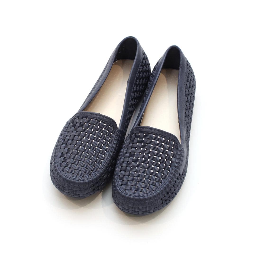 メッシュモカシン レディース 通販 シューズ メッシュ モカシン カジュアルシューズ カジュアル スリッポン フィット 歩きやすい 靴 くつ 婦人靴 センバドー シンプル 定番 おしゃれ NV/ネイビー 【即日発送】S(22.5cm)