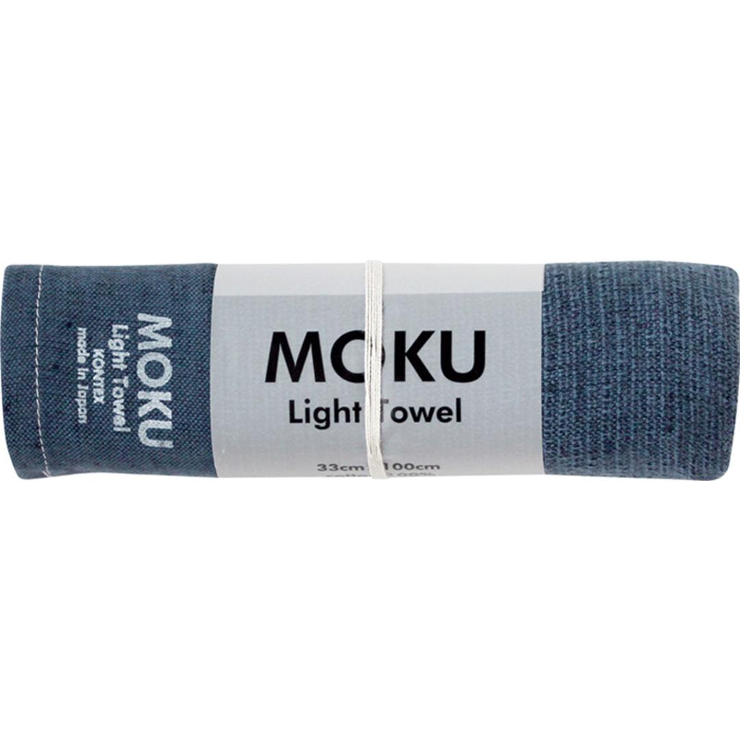 moku タオル モク mサイズ 通販 フェイスタオル スポーツタオル 手ぬぐい 手拭い 33 x 100 cm おしゃれ 銭湯 温泉 ジム サウナ 綿 コットン 吸水 速乾 超速乾 薄い 薄手 軽い 軽量 バス用品 日本製 今治 kontex コンテックス Light Towel ライトタオル ネイビー ・