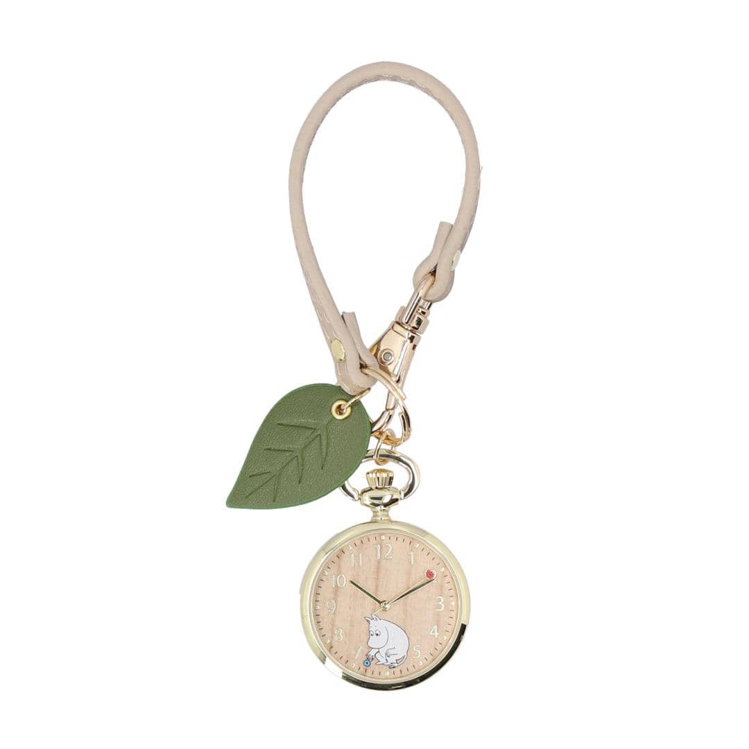 時計 キーホルダー ムーミン 通販 バッグにつける キーチェーンウォッチ ストラップウォッチ ストラップ ウォッチ かわいい おしゃれ レディース シンプル 中学生 高校生 20代 30代 40代 アナログ 受験 試験 日本製ムーブ MOM018 懐中時計 グレー ・