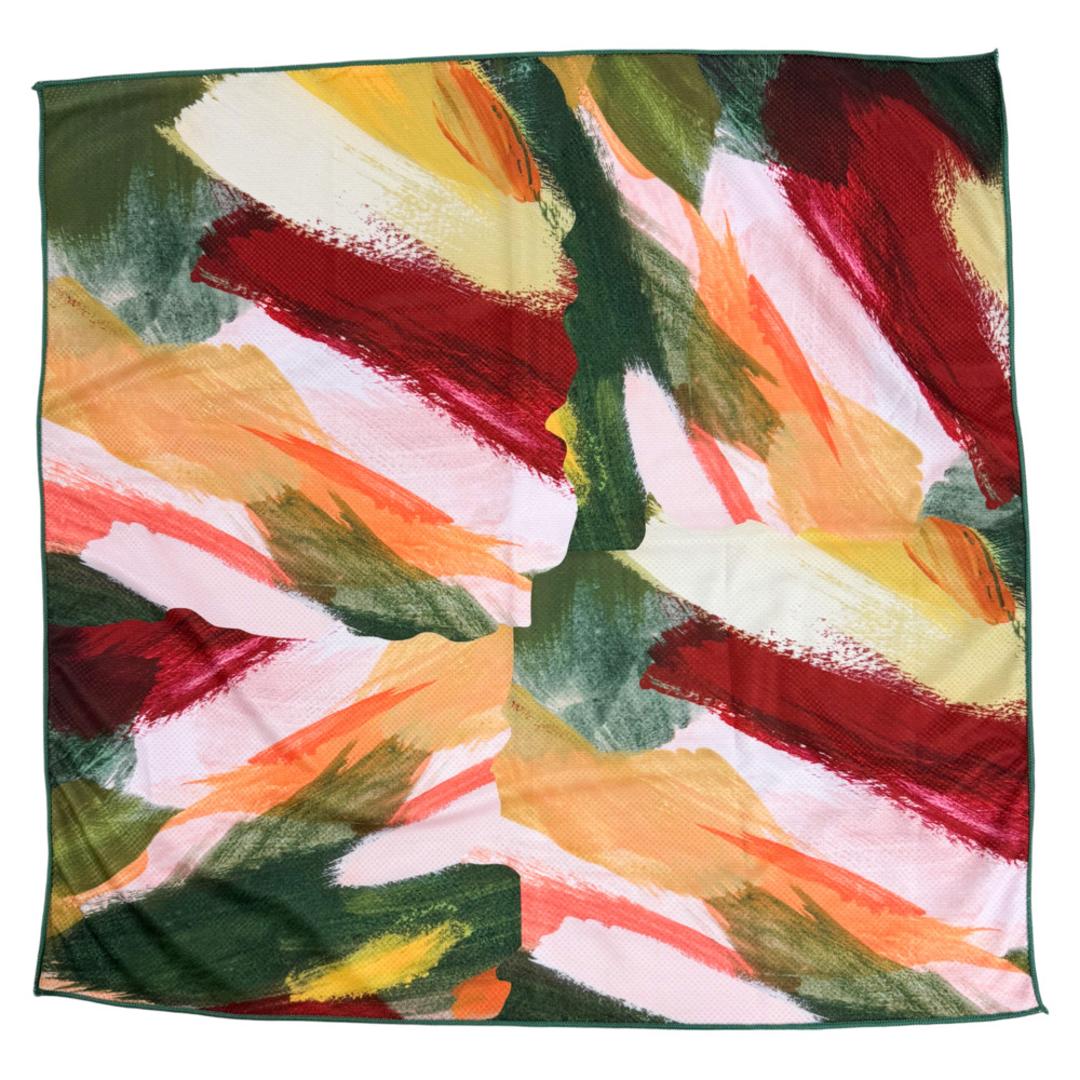 バンダナ 冷感 スカーフ 通販 冷感スカーフ 冷感バンダナ マスク 冷感マスク ハンカチ 帽子 ターバン ひんやり ヒンヤリ 冷たい 涼しい ギフト 贈り物 おしゃれ オシャレ MORESCENES モアシーンズ レディ-ス 女性 Abstract ・