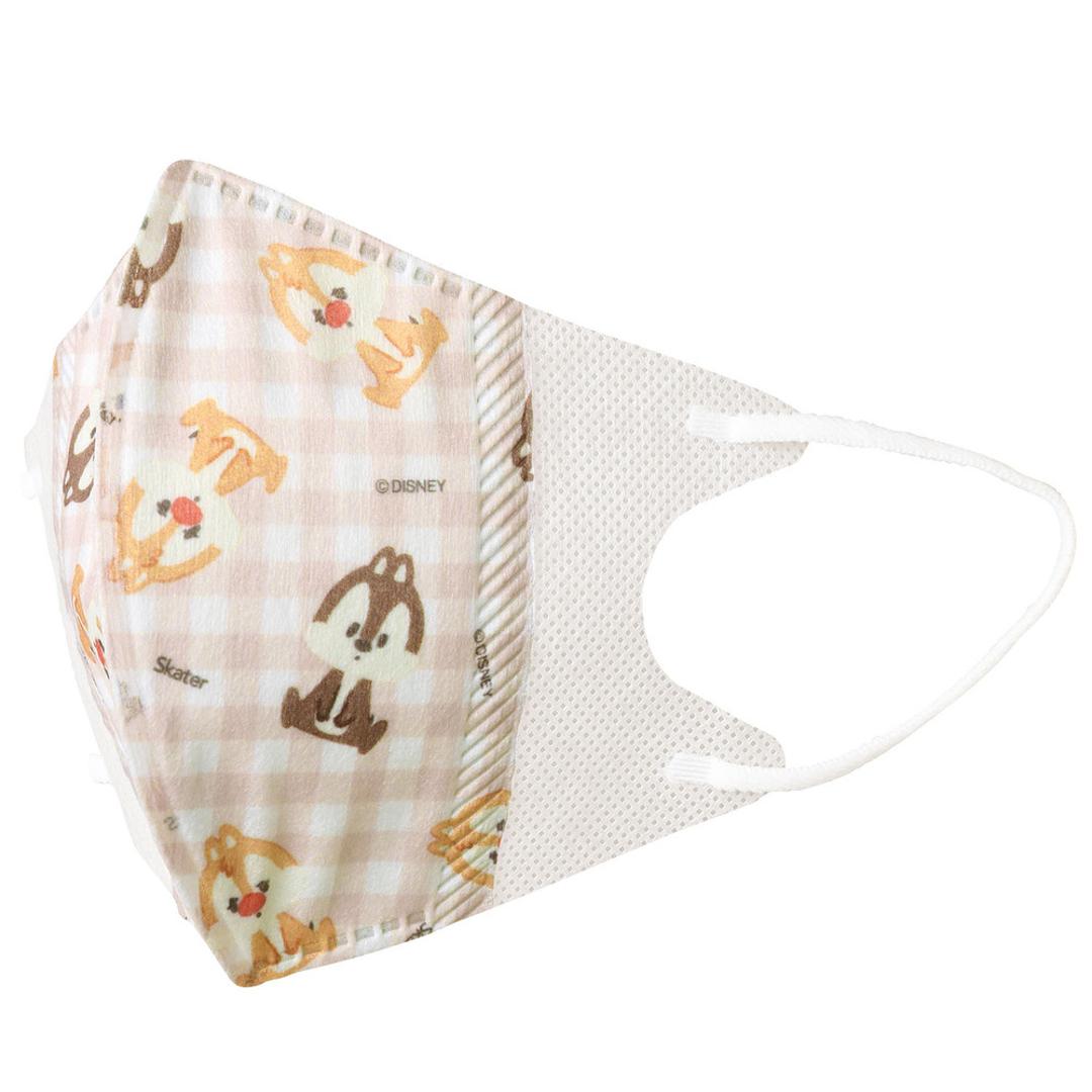マスク こども 立体 不織布 スケーター 25枚 通販 キャラクター 不織布マスク 立体マスク 子供 子ども 子供用マスク 子ども用マスク キッズ 4歳~ かわいい 可愛い カワイイ 耳が痛くない 息がしやすい SKATER MSKS25 衛生マスク 衛生用マスク ヘルスケア 衛生日用品 チップ&デール ・