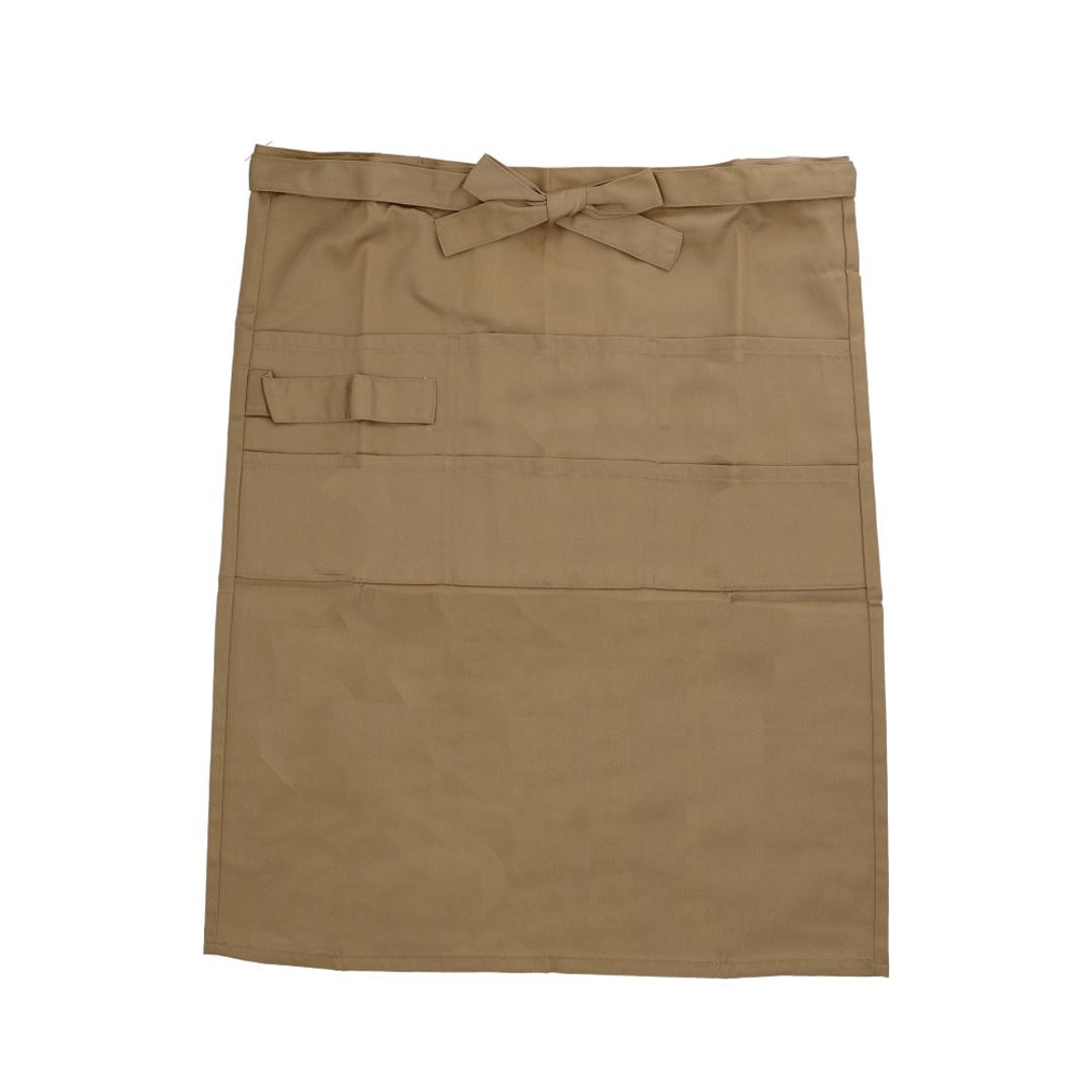 前掛け エプロン 通販 おしゃれ ギャルソン サロン ソムリエ 黒 カフェ ユニフォーム 腰巻き レディース メンズ レストラン カフェエプロン 制服 男女兼用 無地 beige ・