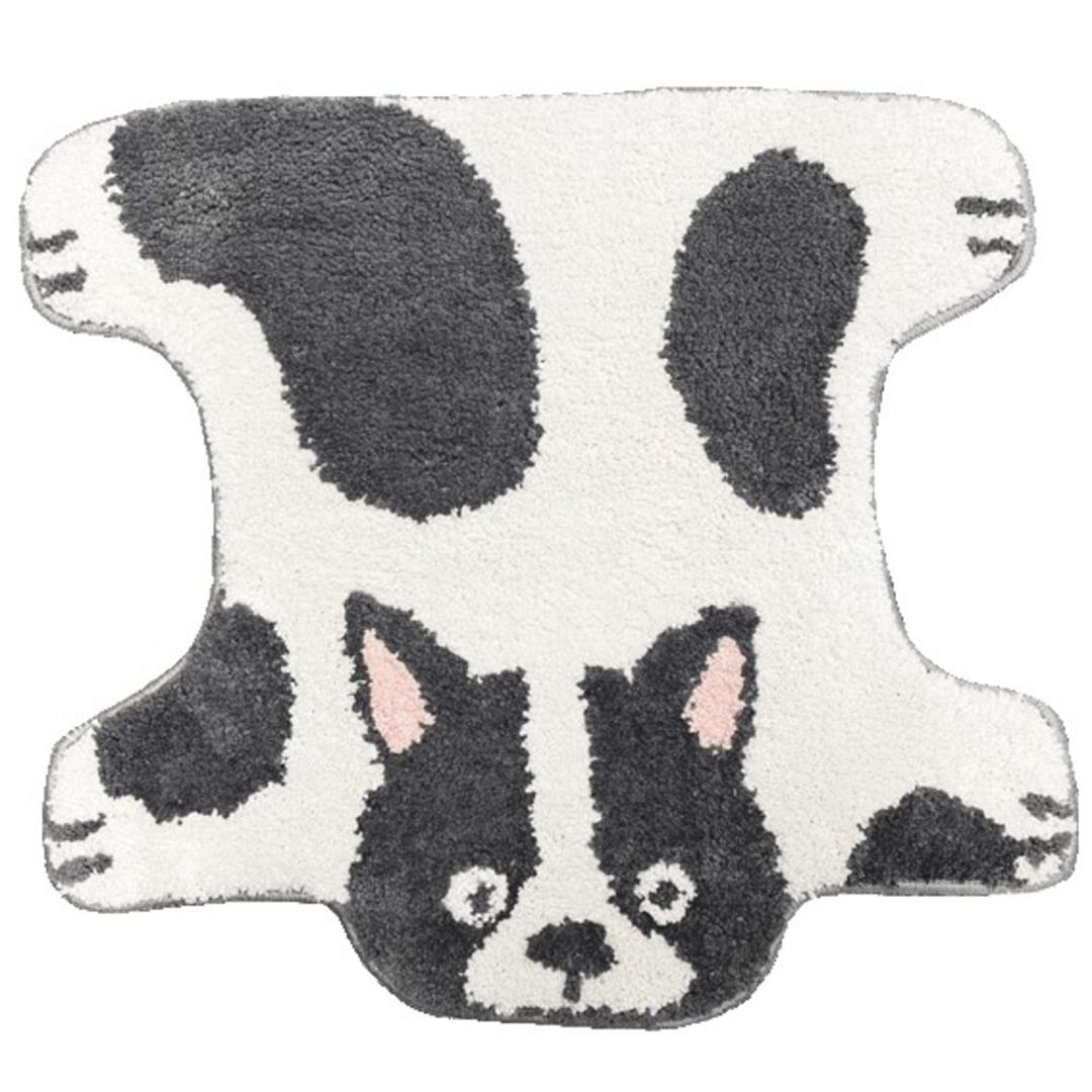 ミニマット かわいい 通販 犬のひらきマット マット ラグ 玄関マット キッチンマット 滑り止め フロアマット ドアマット ベッドサイドマット 滑り止め付 おしゃれ 可愛い グッズ 犬好き いぬ イヌ インテリア 雑貨 フレンチブルドッグ ・