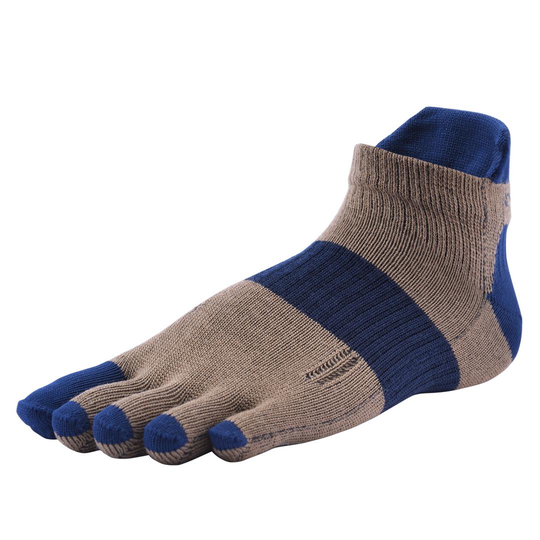 アールエル ソックス MWS5003JG 通販 日本製 アールエルソックス RxL R×Lソックス RL 靴下 五本指ソックス 5本指ソックス 五本指靴下 スポーツソックス ランニング すべり止め くるぶし 滑り止め レッグウェア ベージュ/ネイビー S(22-24cm)
