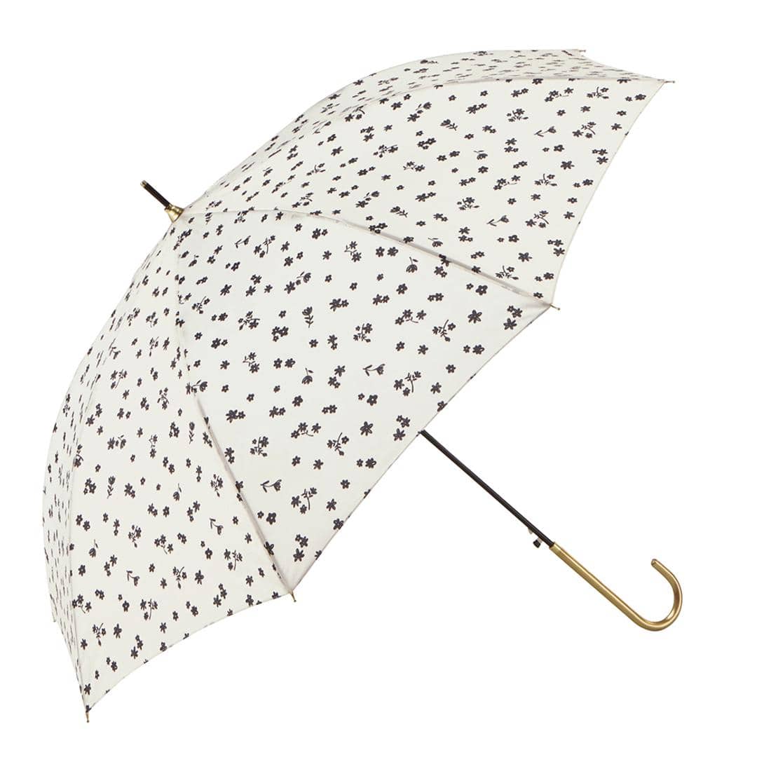 傘 レディース 長傘 ワンタッチ 通販 おしゃれ ブランド 大きめ 8本骨 雨傘 ジャンプ 耐風 スリム 60cm 8mm骨 かわいい かさ カサ 雨 雨の日 あめ 梅雨 アミュゾンスーラプルイ amusant sous la pluie プチフラワーBE ・