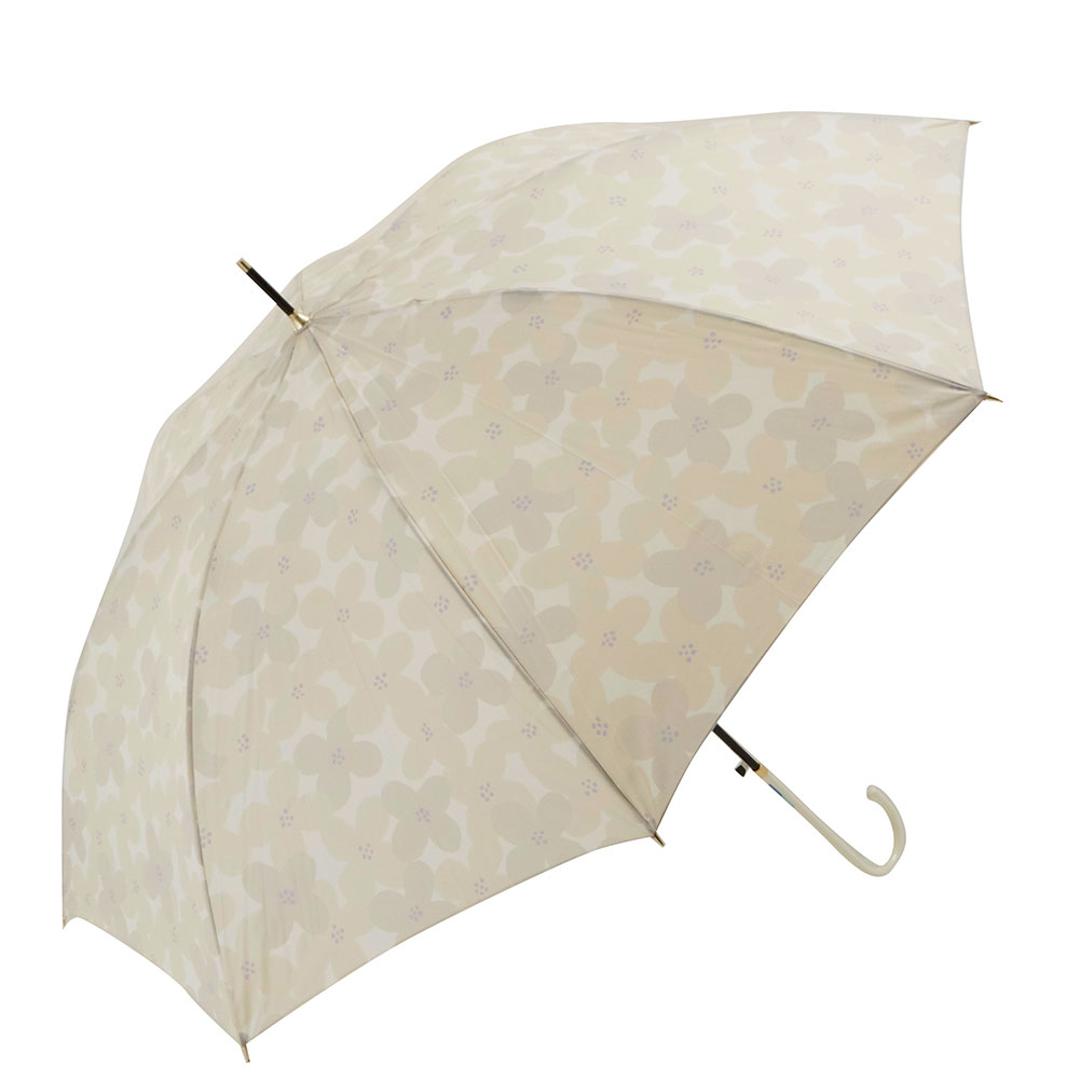 傘 レディース 長傘 ワンタッチ 通販 おしゃれ ブランド 大きめ 8本骨 雨傘 ジャンプ 耐風 スリム 60cm 8mm骨 かわいい かさ カサ 雨 雨の日 あめ 梅雨 アミュゾンスーラプルイ amusant sous la pluie 27750.FプリントBE ・