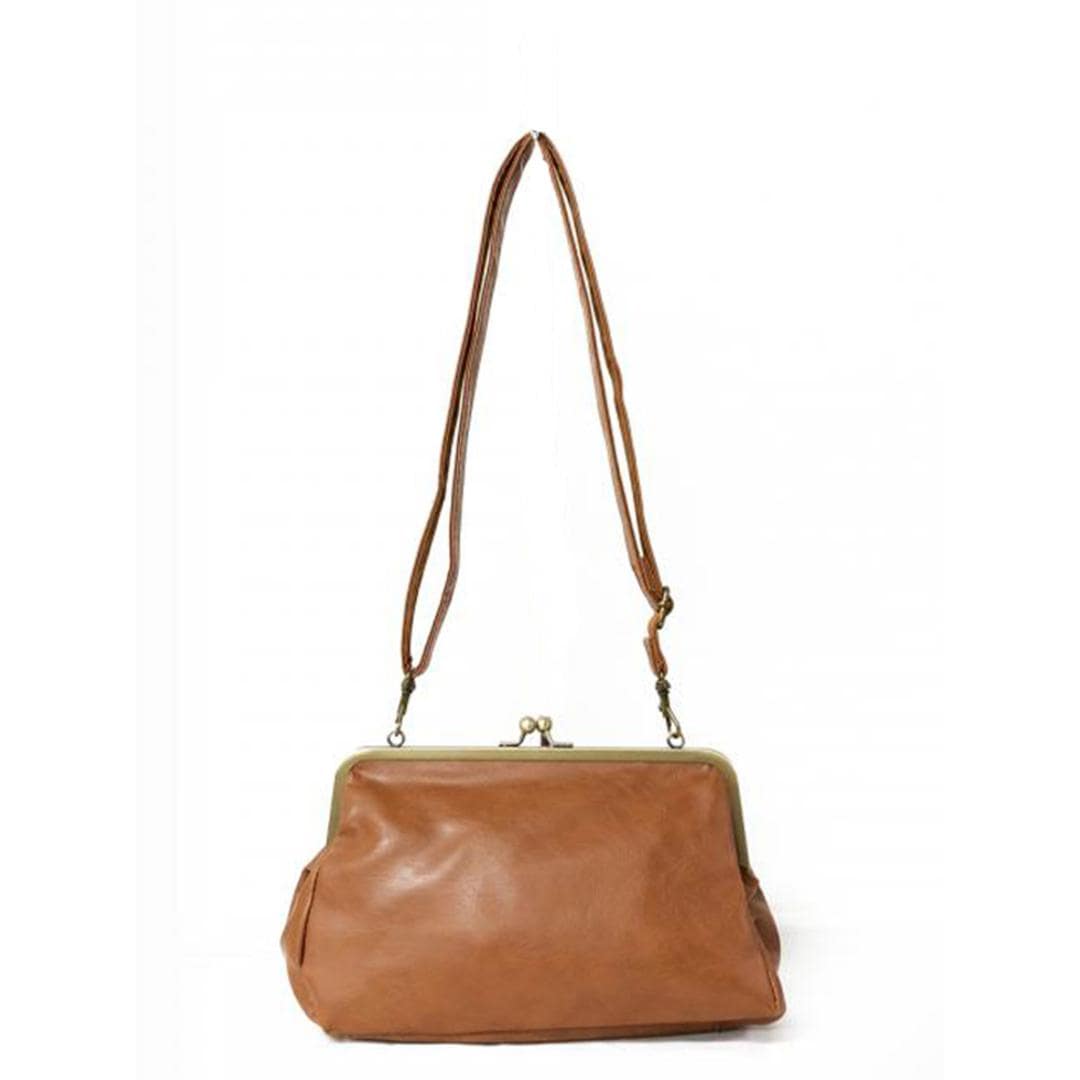 lafiel ラフィール ショルダーバッグ 通販 ショルダーバック がま口バッグ 斜めがけバッグ 3146600 ななめがけバッグ 斜め掛けバッグ クラッチバッグ レディース 肩掛けバッグ 肩掛けバック かわいい おしゃれ 可愛い カジュアル フェミニン ブラウン ・