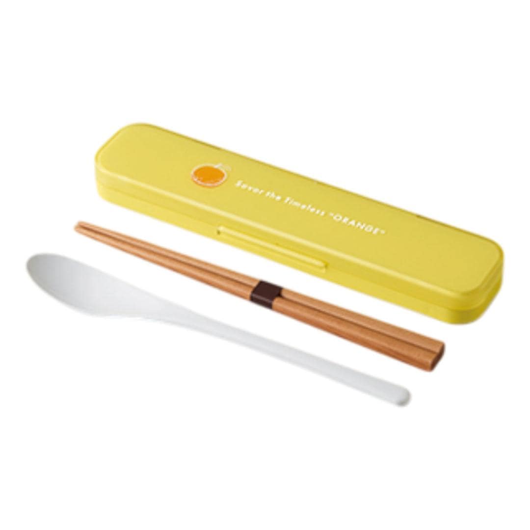 カトラリーセット お弁当 通販 携帯カトラリー 携帯用カトラリー コンビセット 箸 スプーン セット はしスプーンセット 持ち運び 携帯箸 お弁当用 大人 女性 女の子 学生 お弁当グッズ お弁当用品 かわいい 可愛い おしゃれ オシャレ ランチタイム オレンジ ・