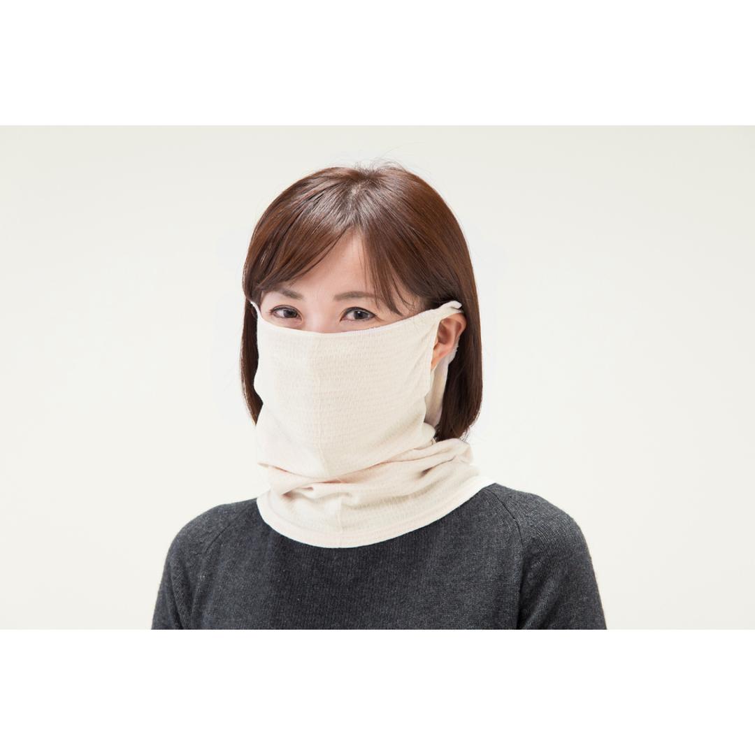 ネックウォーマー レディースシルク 通販 綿 シルク マスク ガーゼ 洗える おしゃれ あったか グッズ 秋冬 首元 温める 保温 暖かい コットン 乾燥 冷え ピンク ・