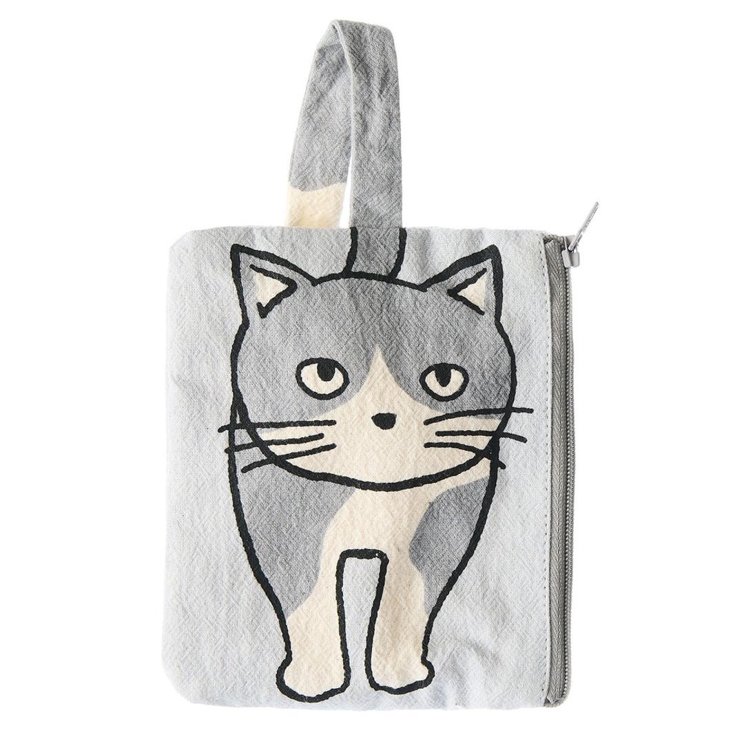 ティッシュポーチ AND PACKABLE 通販 ティッシュ入れ ポーチ ミニポーチ 猫 ねこ ネコ 小物入れ かわいい コスメポーチ ポケットティッシュポーチ メイクポーチ おしゃれ 化粧ポーチ コンパクト ポケットティッシュケース 携帯 持ち歩き アニマル ハチワレ ・