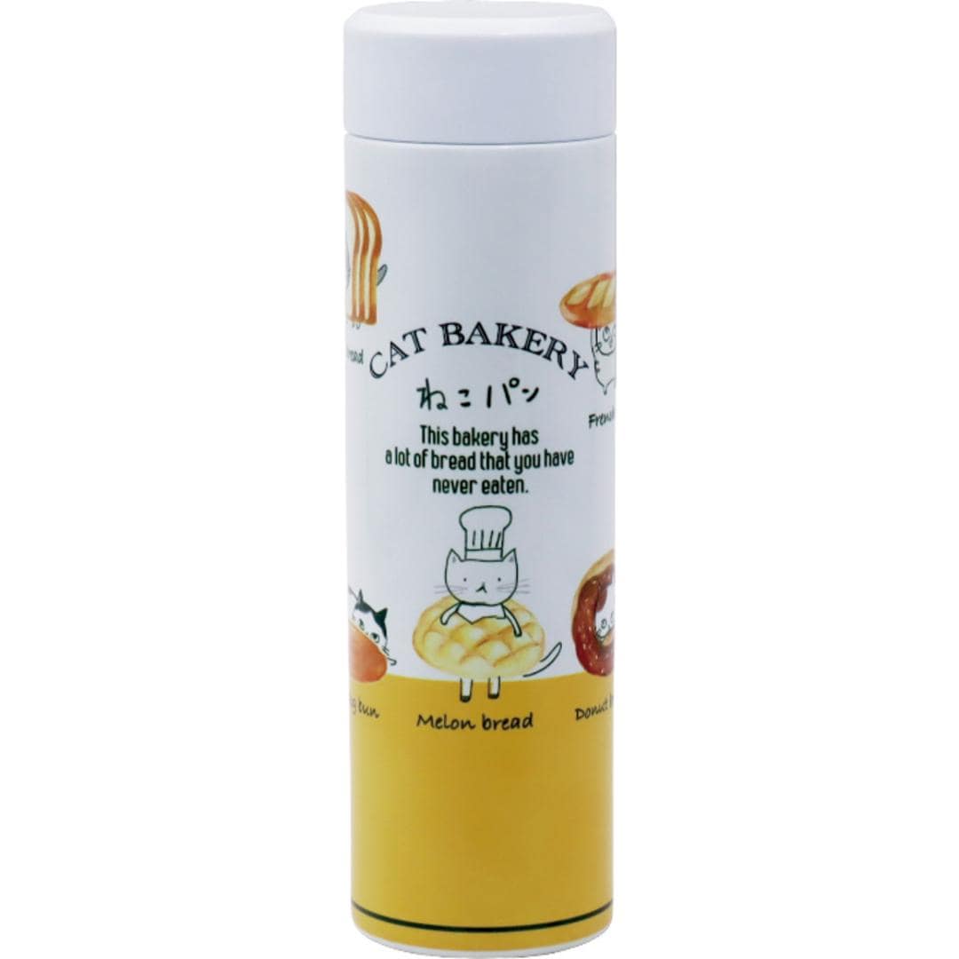 ステンレスボトル 水筒 400ml 通販 マグボトル 直飲み水筒 真空断熱ボトル 保冷 保温 軽量 軽い ステンレス 通学 通勤 おしゃれ かわいい 大人 女子 洗いやすい オシャレ 可愛い シンジカトウ shinzi katoh 大人用水筒 キッチン用品 ねこパン ・