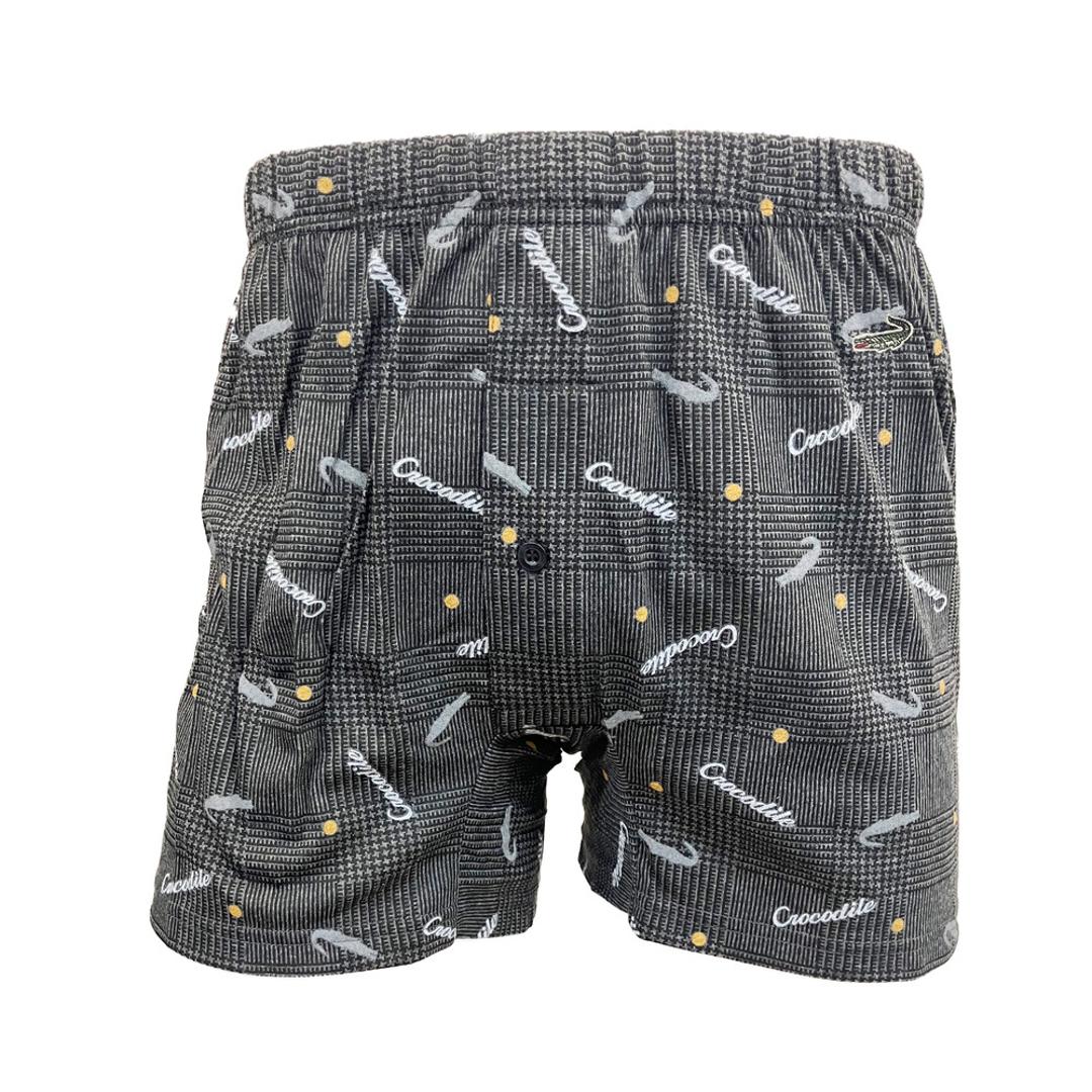 クロコダイル メンズ トランクス CROCODILE 33071 通販 ニットトランクス パンツ 前開き 前あき ブランド おしゃれ 男性用 紳士 下着 インナー 肌着 紳士下着 ゆったり アンダーウェア インナーウエア メンズインナー メンズ下着 チャコール(039) Mサイズ