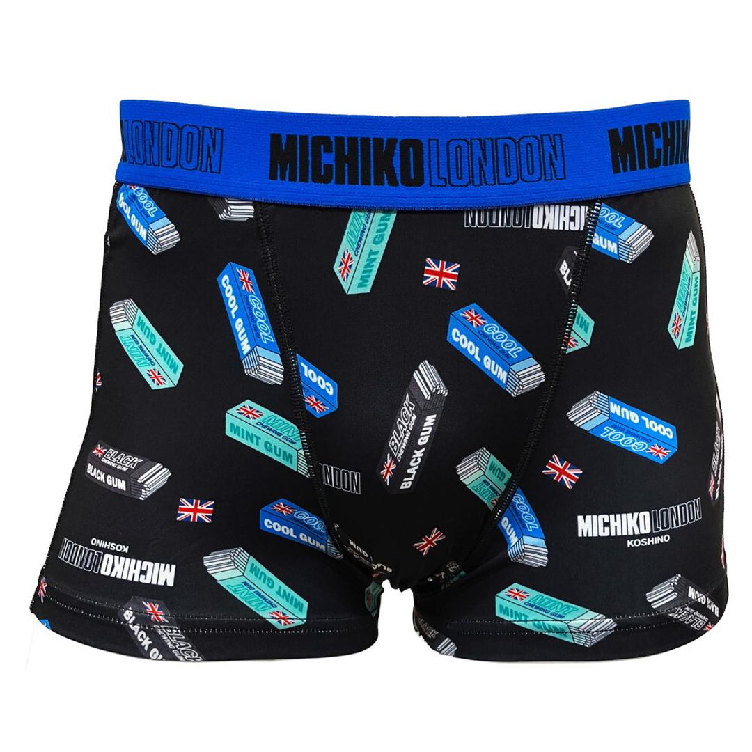 ボクサーパンツ メンズ 通販 ミチコロンドン MICHIKO LONDON ボクサーブリーフ パンツ 下着 ブリーフ 前閉じ ボクサー ブランド 紳士下着 紳士肌着 高校生 大学生 中学生 男子 ジュニア アンダーウェア インナー おしゃれ かっこいい オシャレ ブラック3(049) Mサイズ