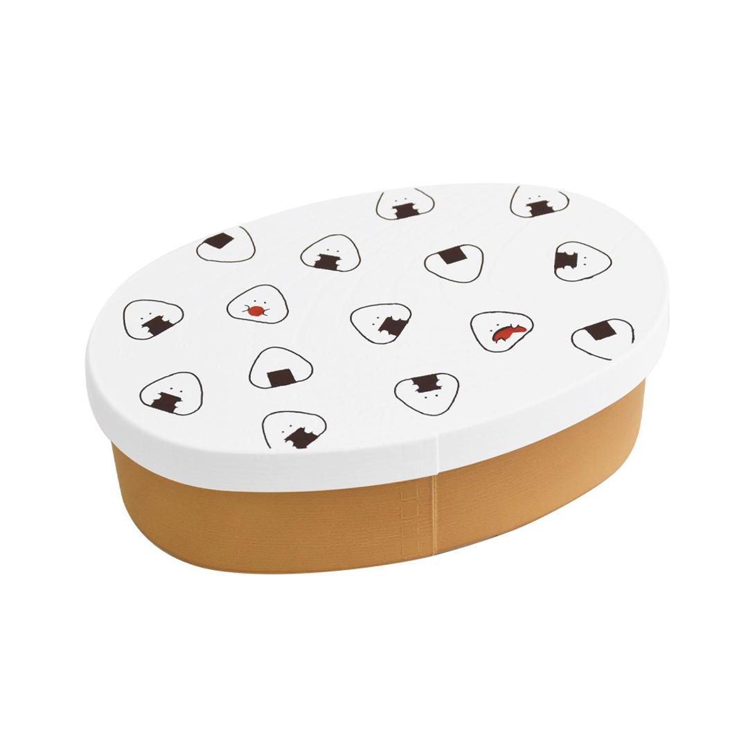 わっぱ風 弁当箱 レンジ対応 通販 日本製 ぎゅっとおにぎりさん わっぱ風弁当箱 ランチボックス お弁当箱 1段 一段 475ml 大人 女子 可愛い 中フタ以外 電子レンジ対応 食洗機対応 おしゃれ 高校生 中学生 抗菌加工 小学生 遠足 シュガーランド WH ・