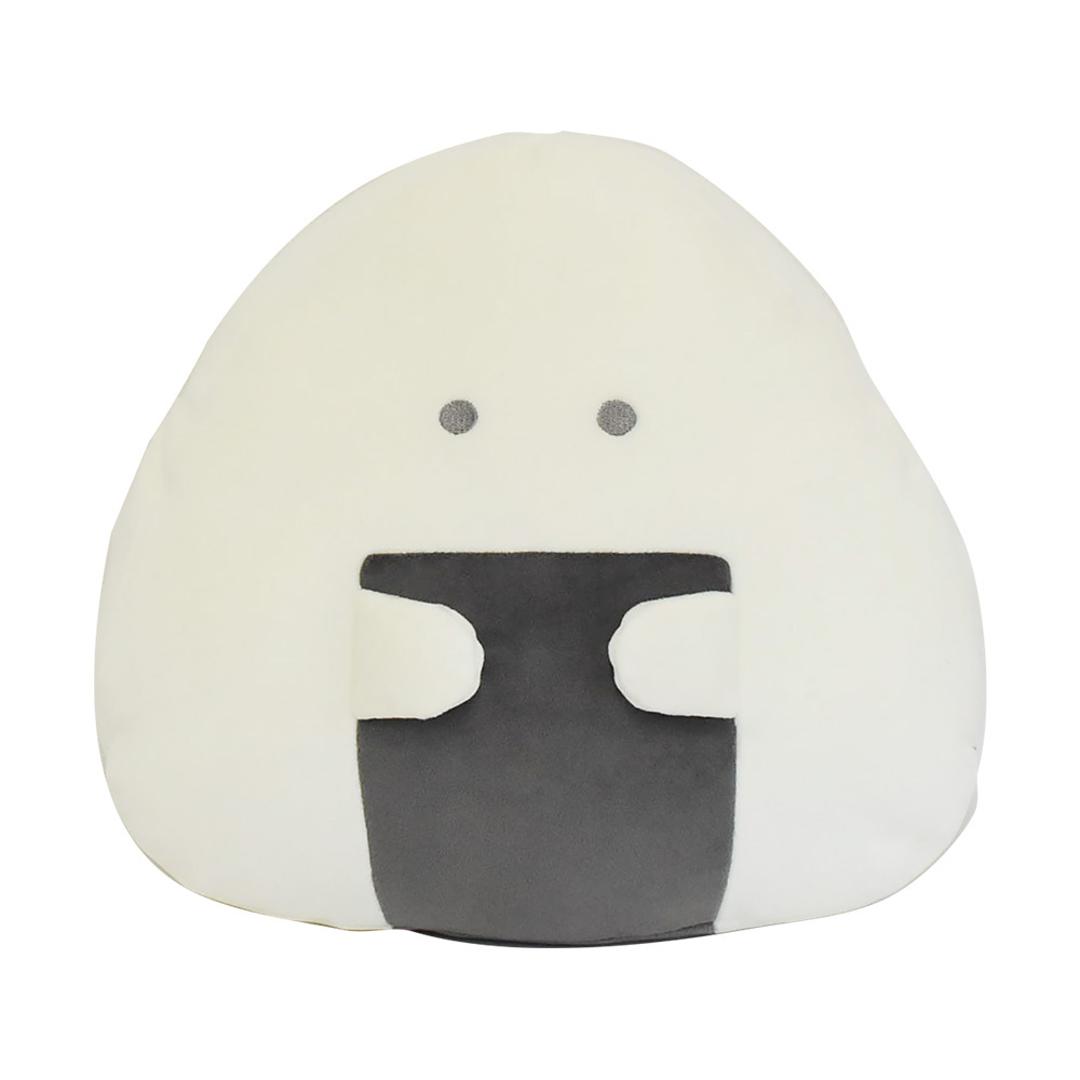 ぎゅっとおにぎりさん クッション 通販 ぎゅっと おにぎりさん リラックスクッション お昼寝クッション 仮眠まくら ぬいぐるみ おにぎり おしゃれ かわいい もちもち 枕 代わり オシャレ 可愛い キャラクター 白 モチモチ 子供 ギフト インテリア のり ・